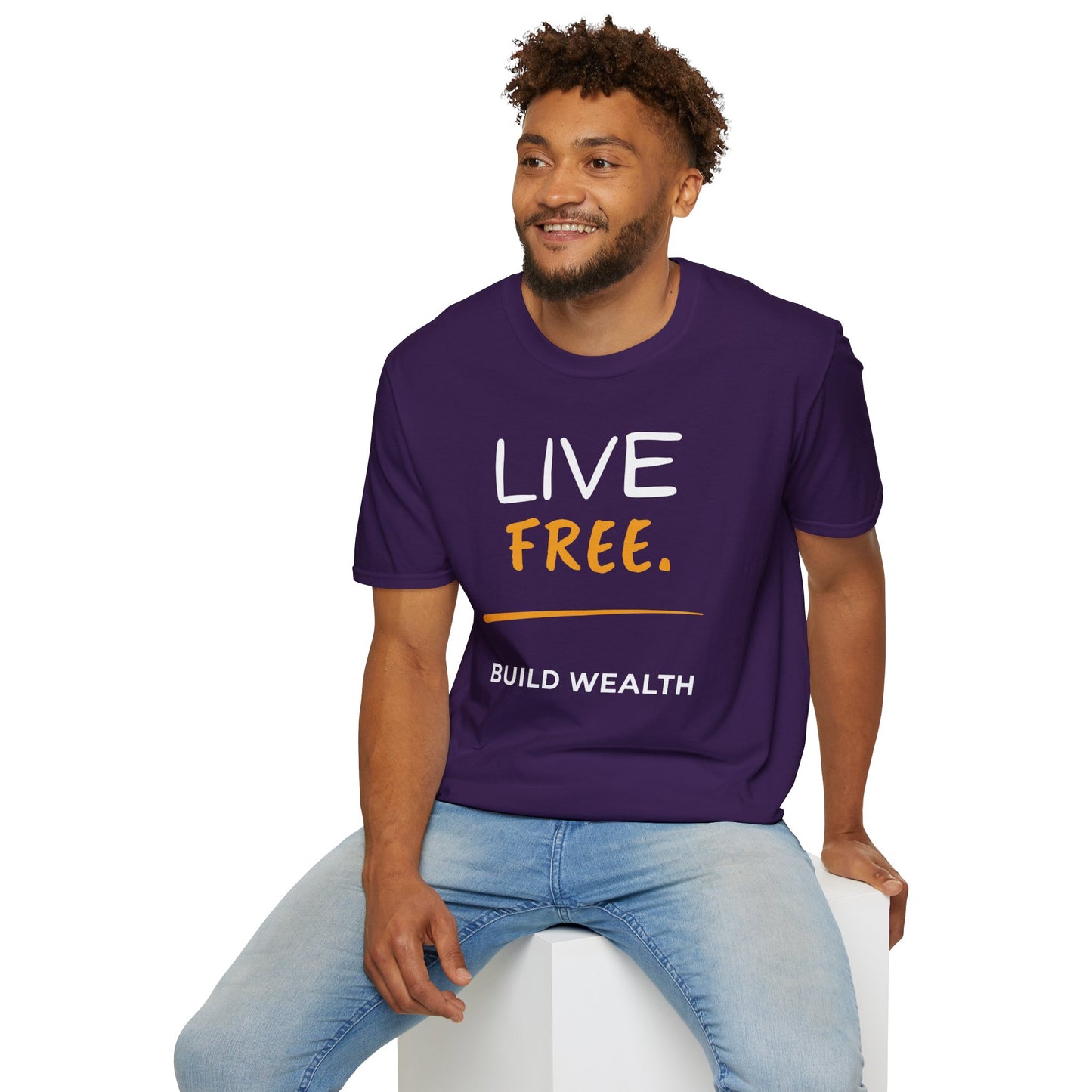 Live Free Build Wealth Unisex T-Shirt