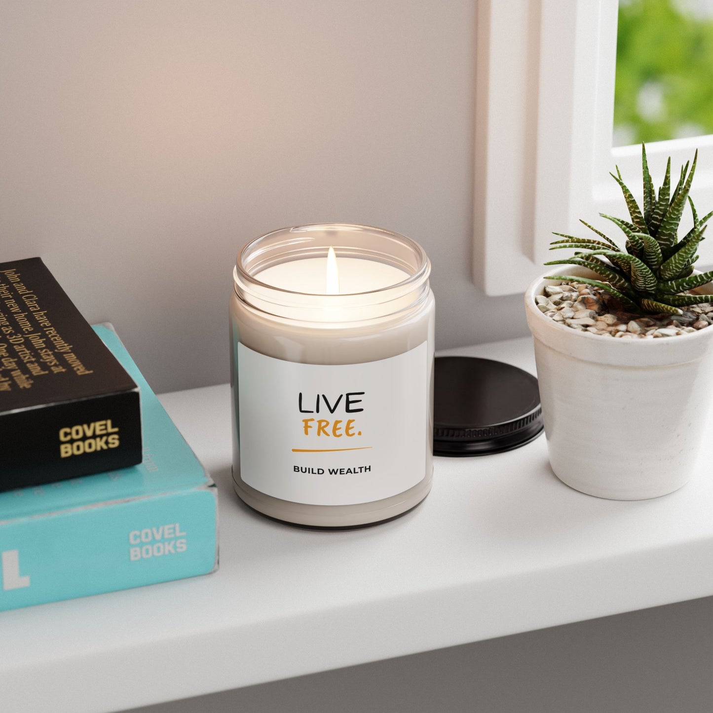 Live Free Scented Soy Candle, 9oz