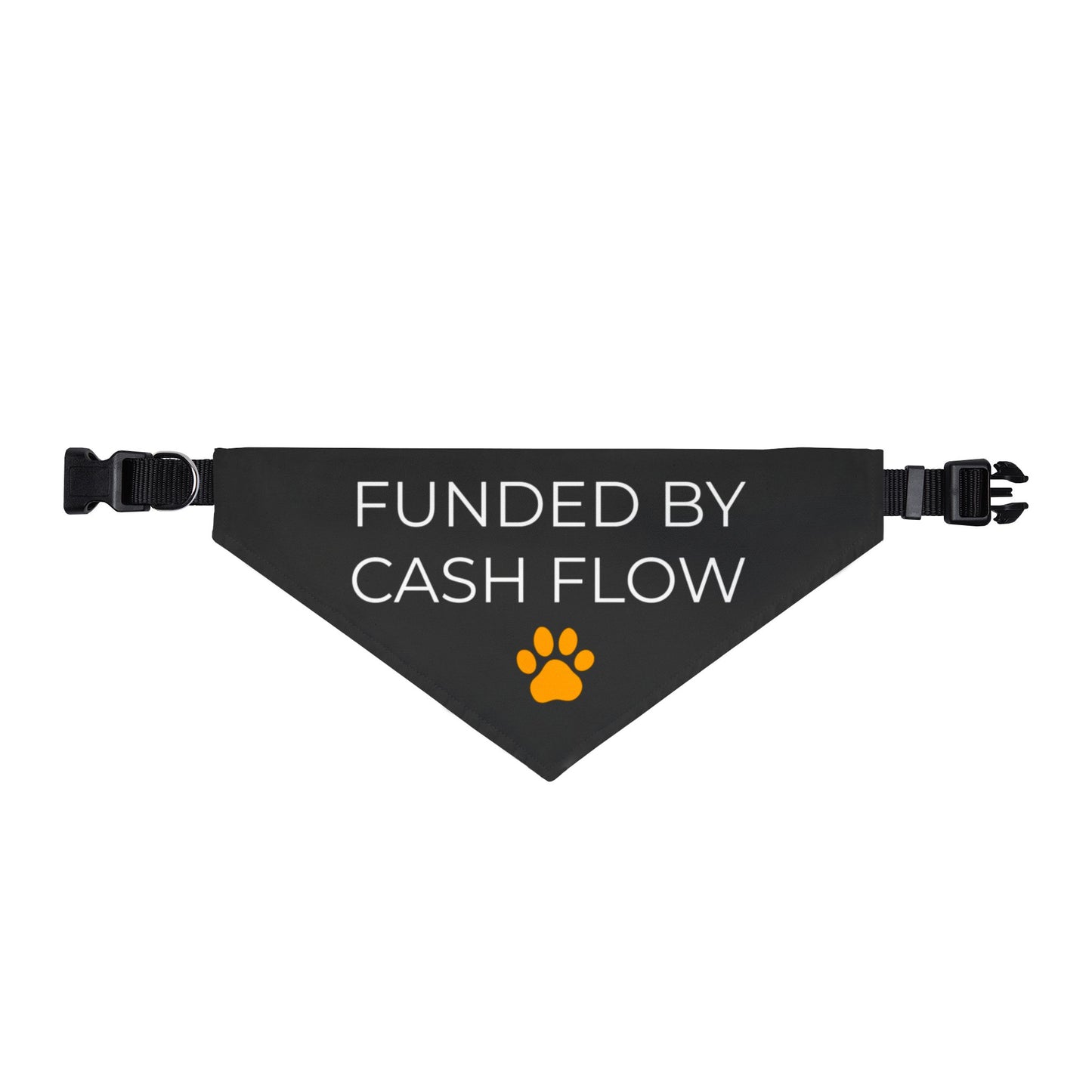 Funded by Cash Flow Clip-on Pet Bandana