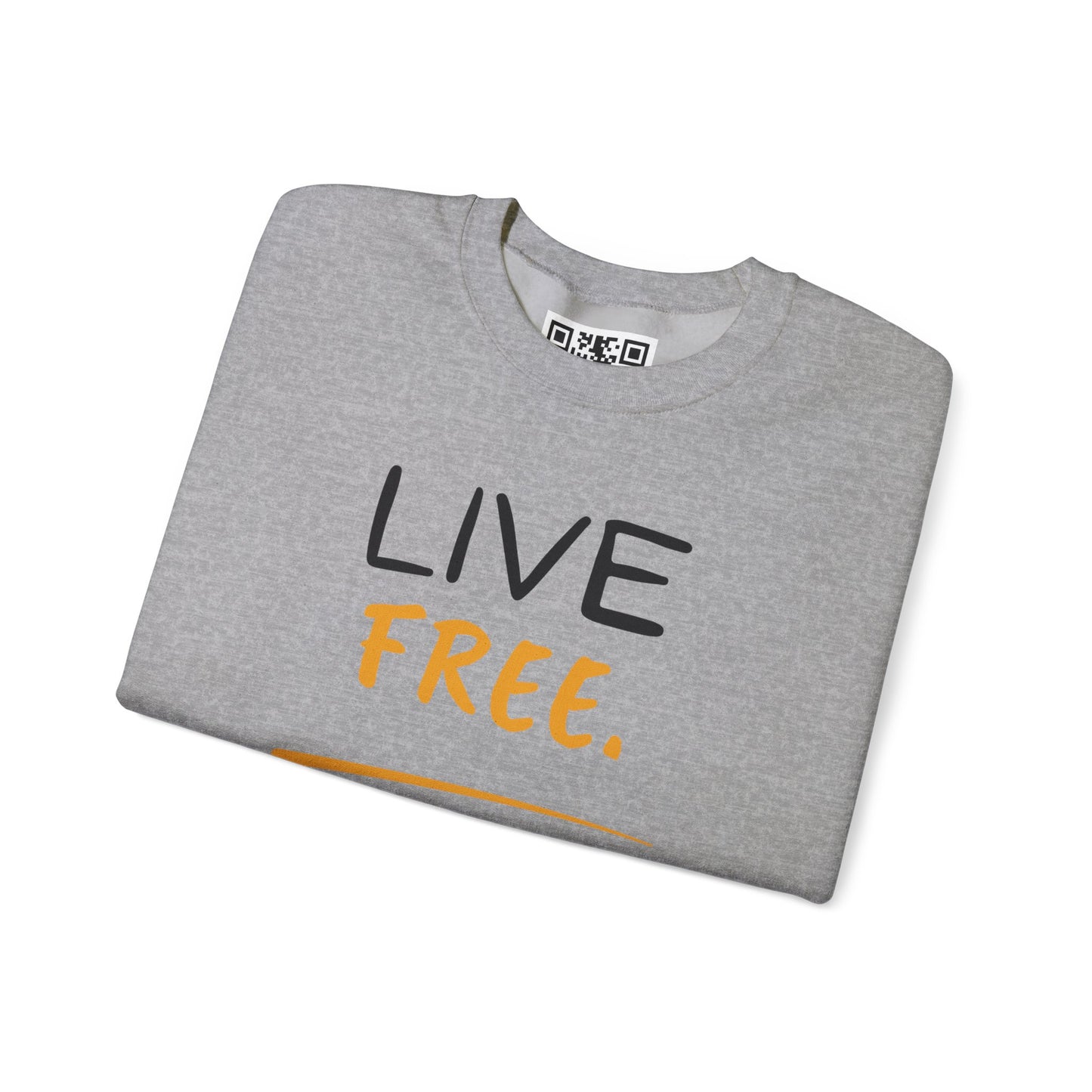 Live Free Build Wealth Unisex Crewneck Sweatshirt