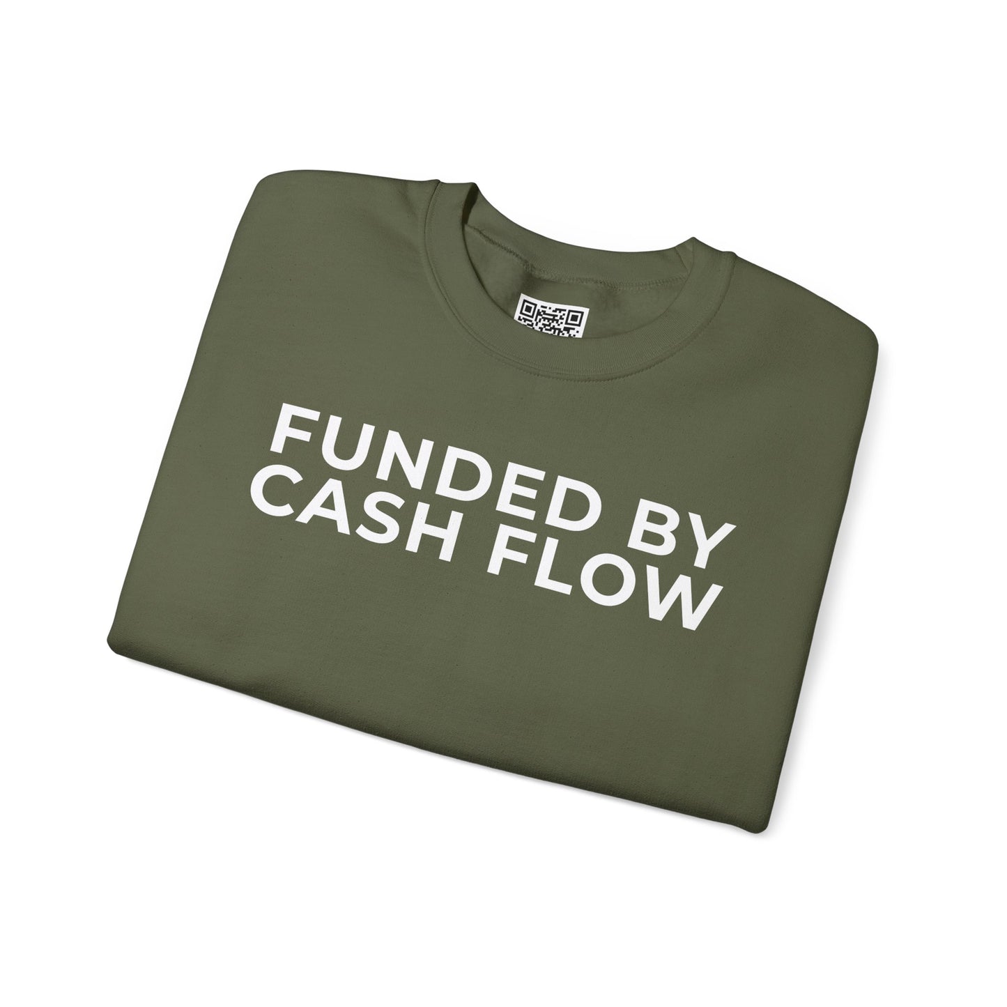 Funded by Cash Flow Unisex Crewneck Sweatshirt
