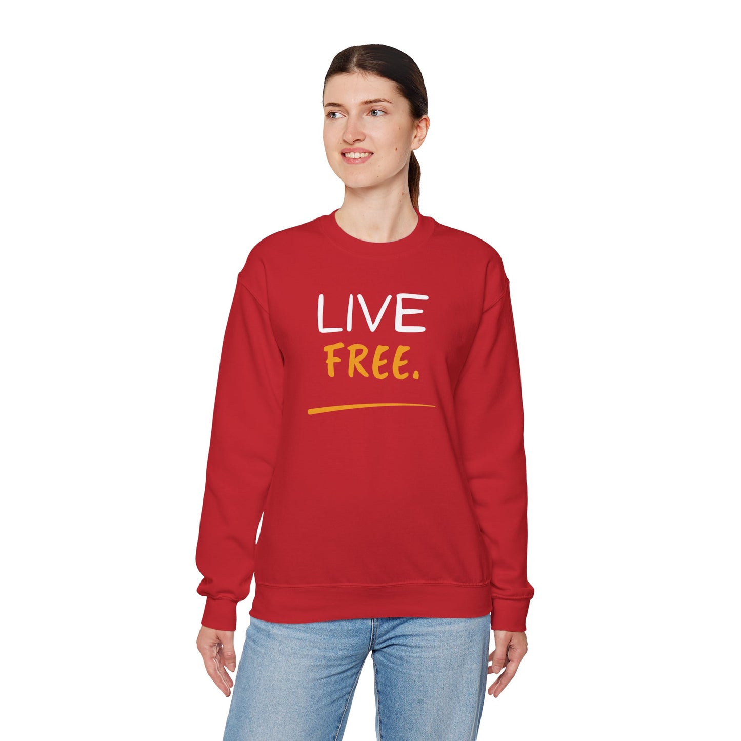 Live Free Unisex Crewneck Sweatshirt
