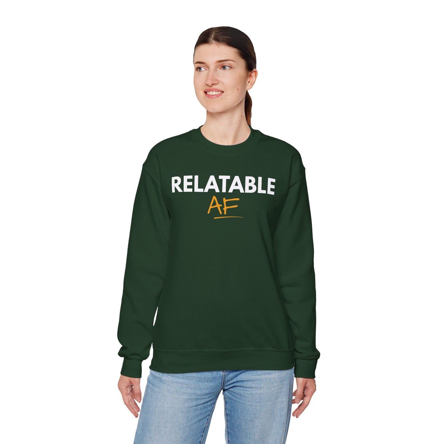 Relatable AF Crewneck Unisex Sweatshirt