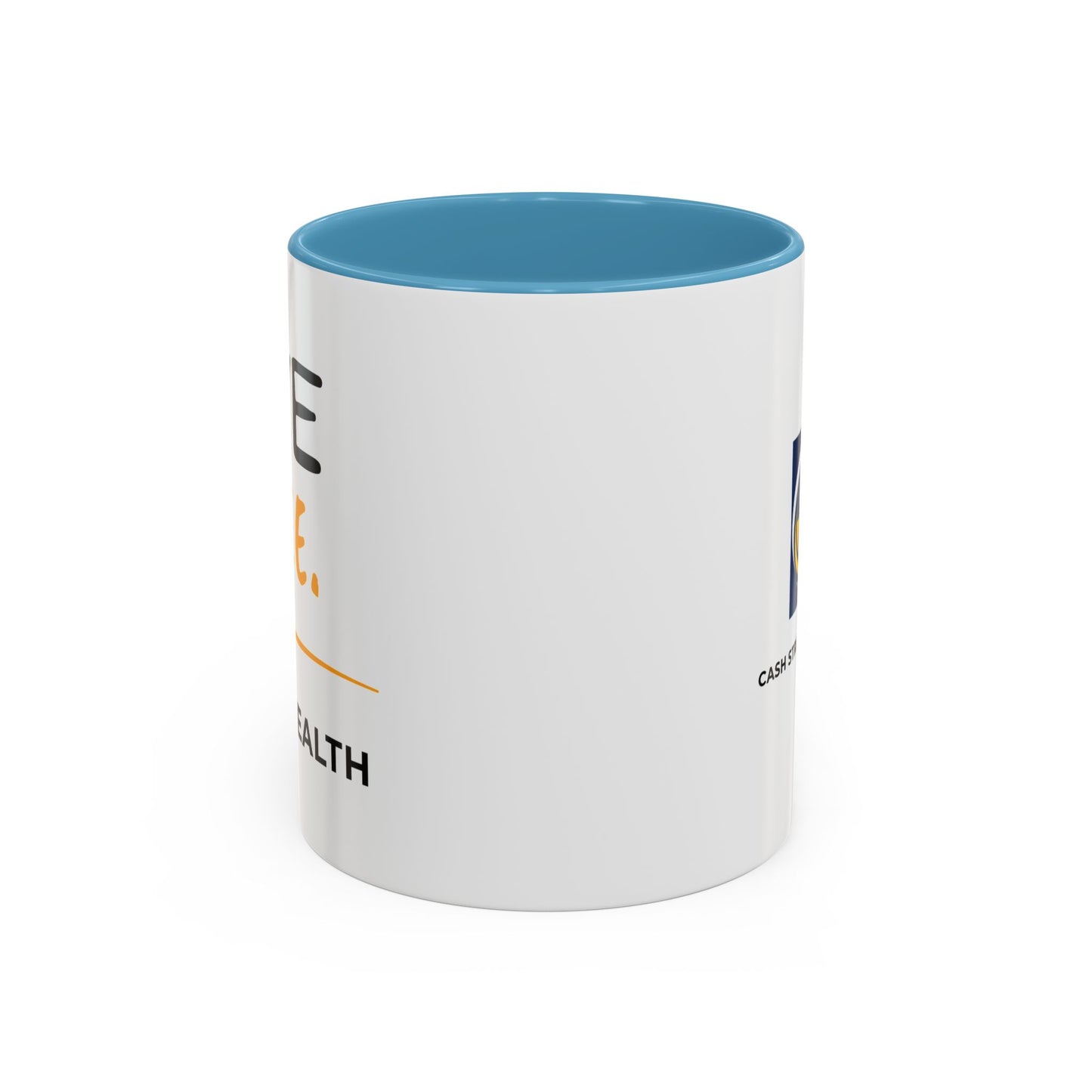 Live Free Build Wealth Accent Coffee Mug