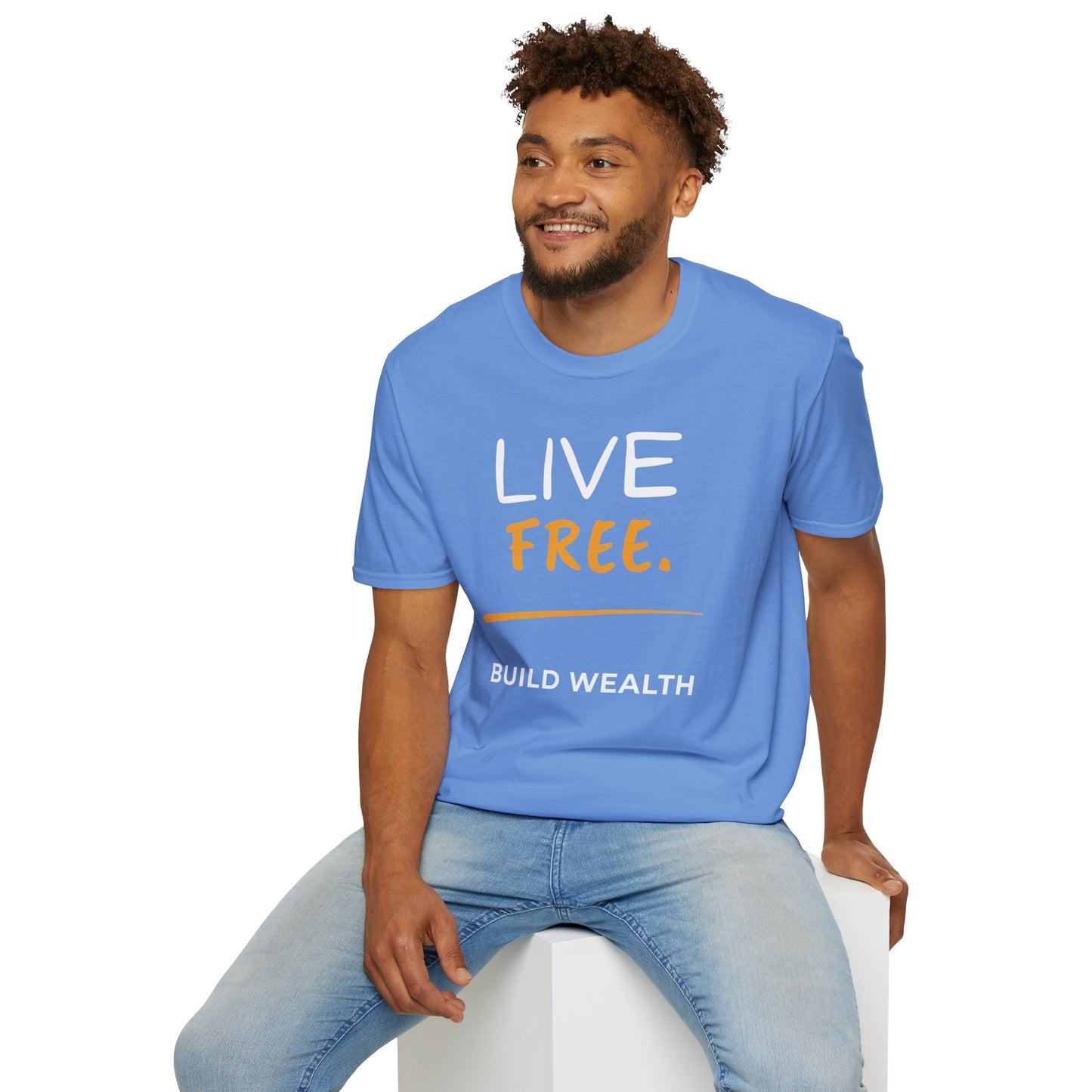 Live Free Build Wealth Unisex T-Shirt