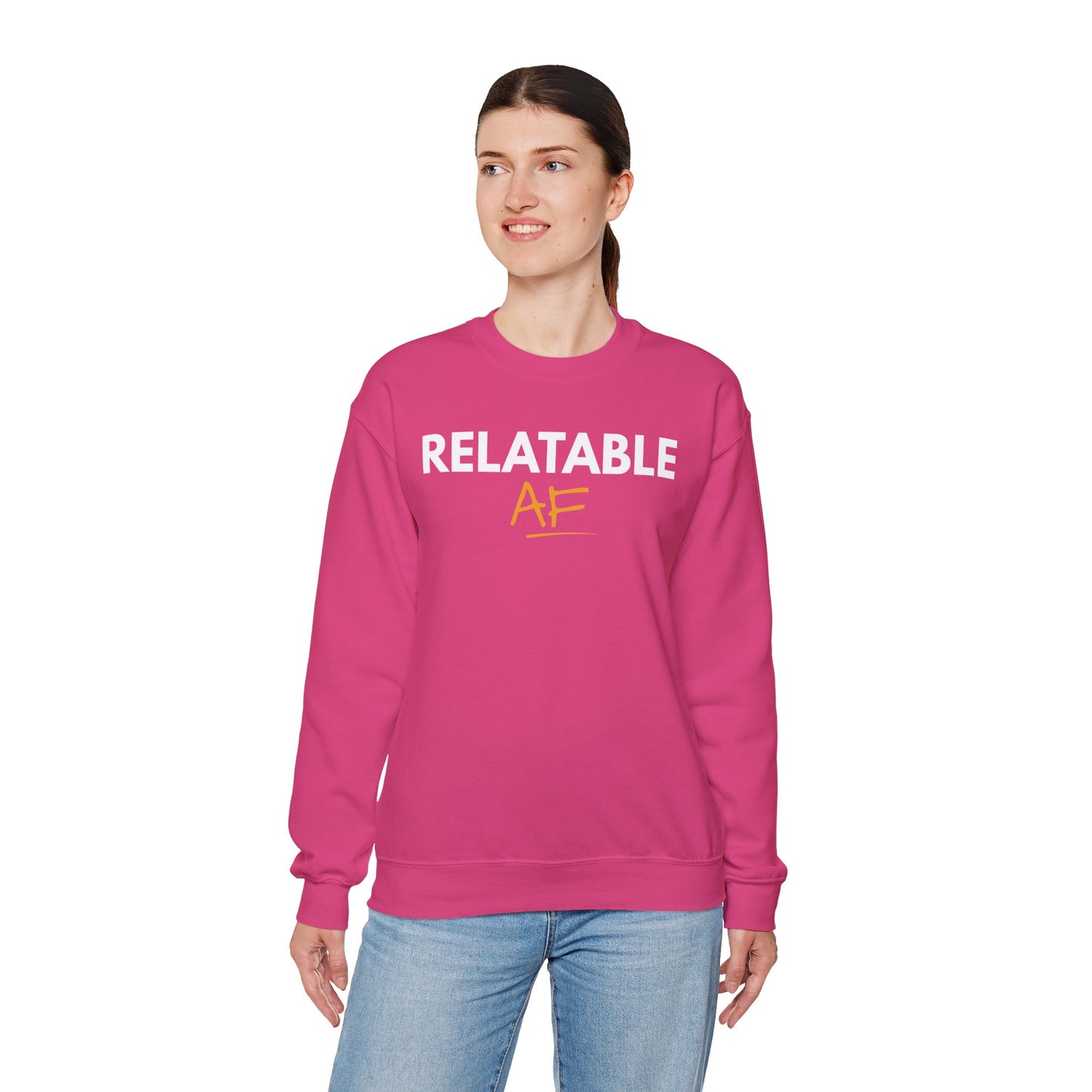 Relatable AF Crewneck Unisex Sweatshirt