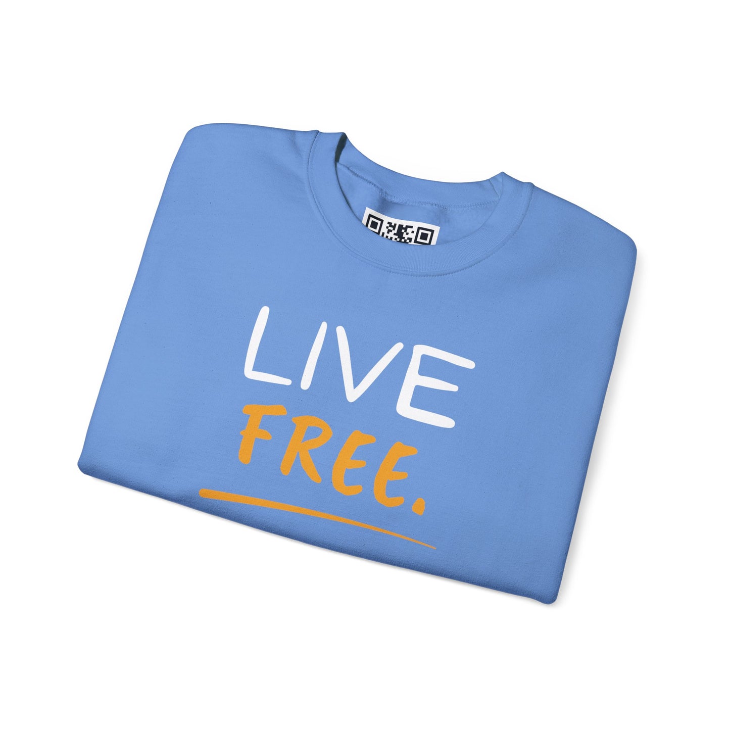 Live Free Build Wealth Unisex Crewneck Sweatshirt