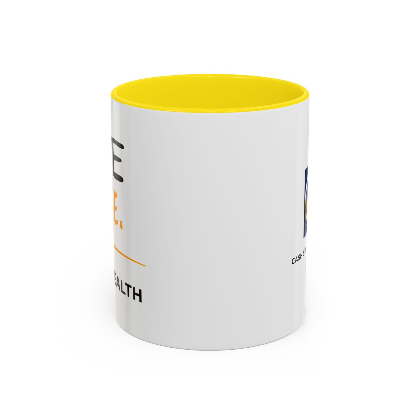 Live Free Build Wealth Accent Coffee Mug