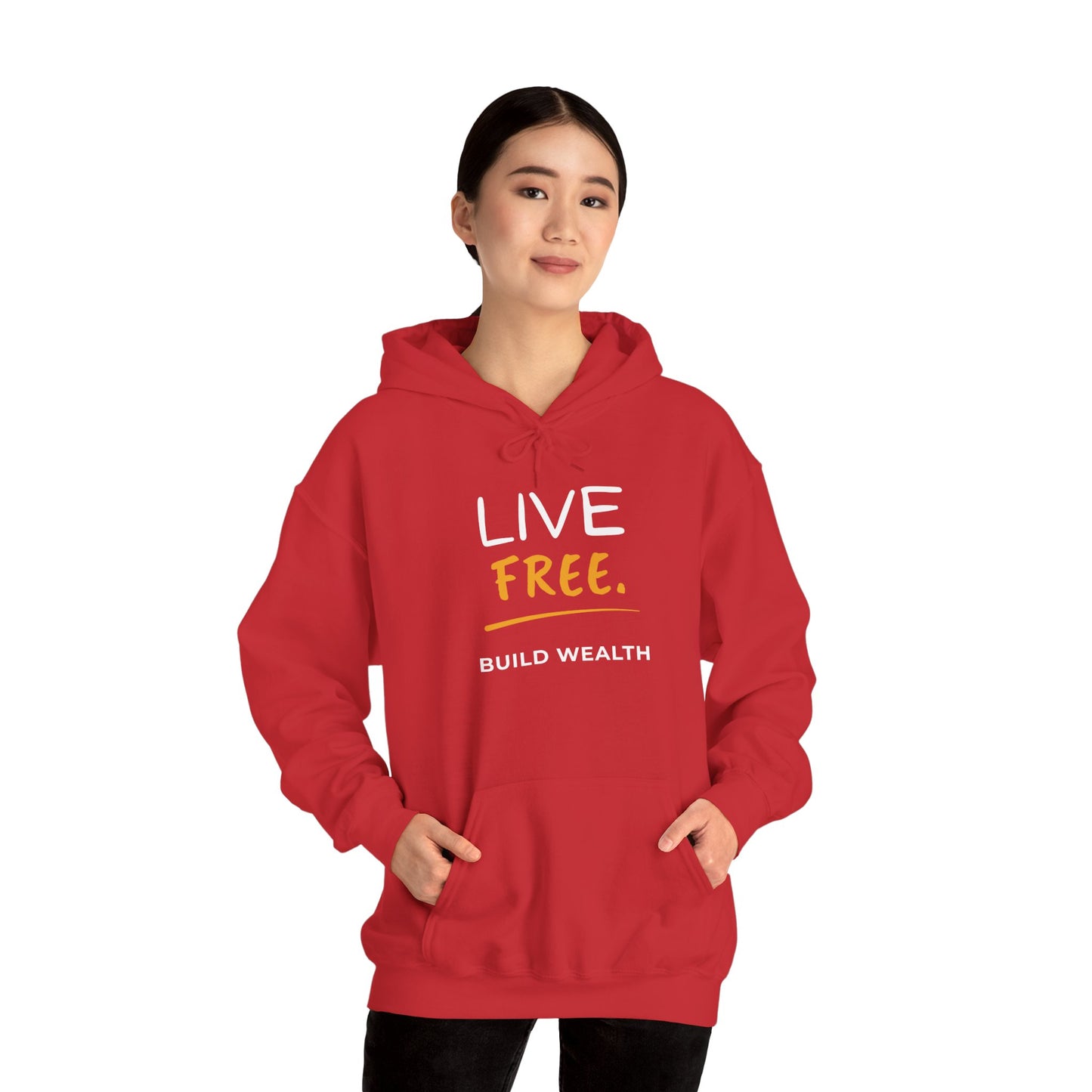 Live Free Build Wealth Unisex Hoodie