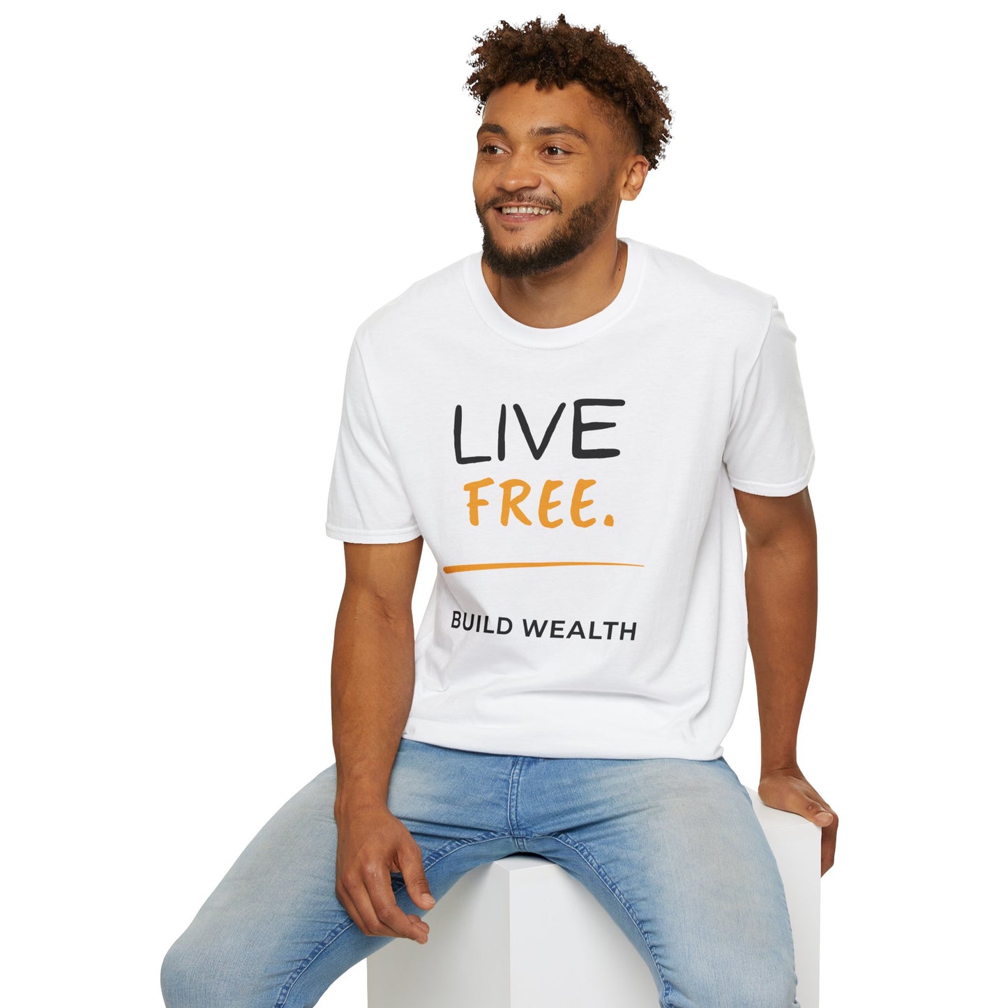 Live Free Build Wealth Unisex T-Shirt