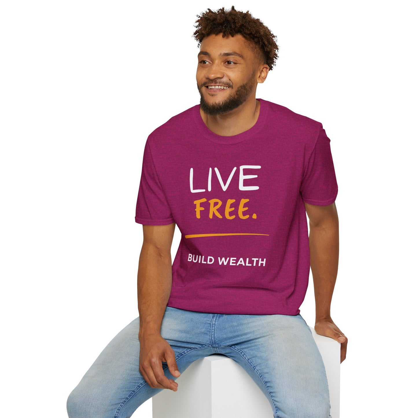 Live Free Build Wealth Unisex T-Shirt