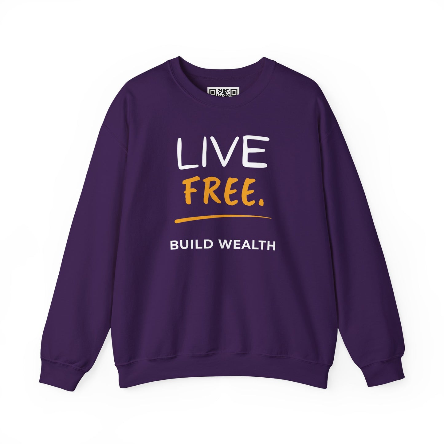 Live Free Build Wealth Unisex Crewneck Sweatshirt