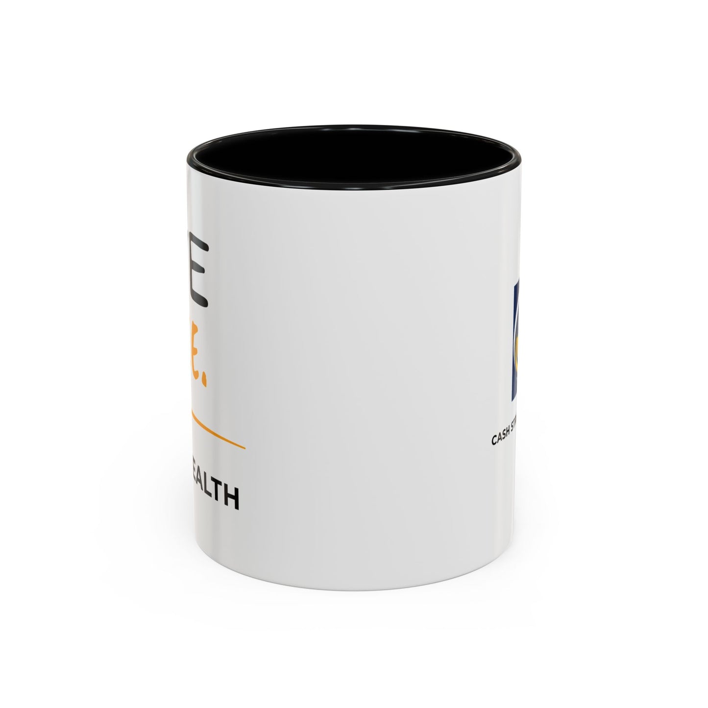 Live Free Build Wealth Accent Coffee Mug