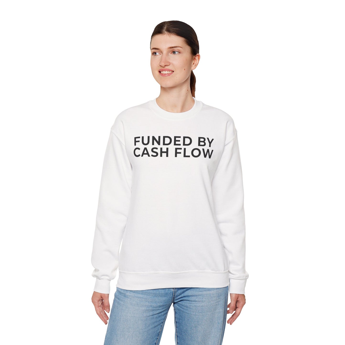 Funded by Cash Flow Unisex Crewneck Sweatshirt