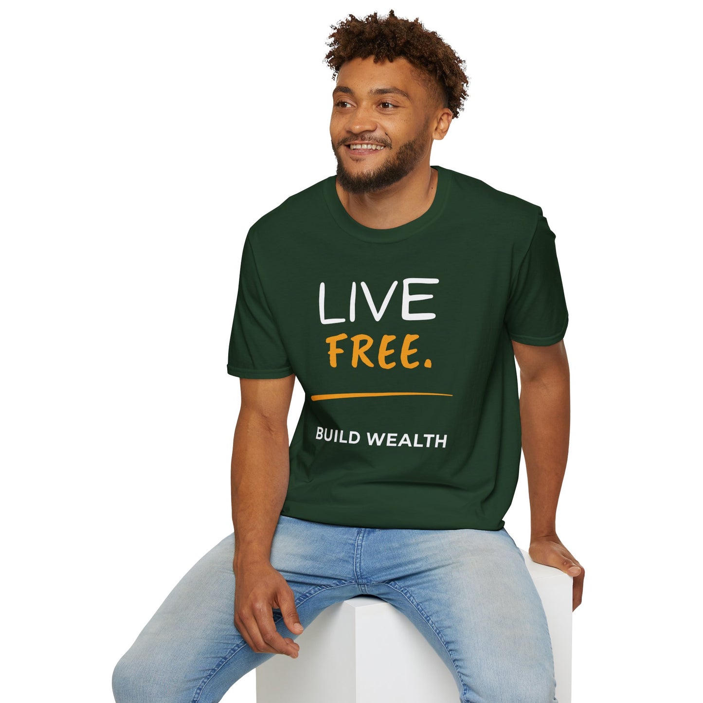 Live Free Build Wealth Unisex T-Shirt