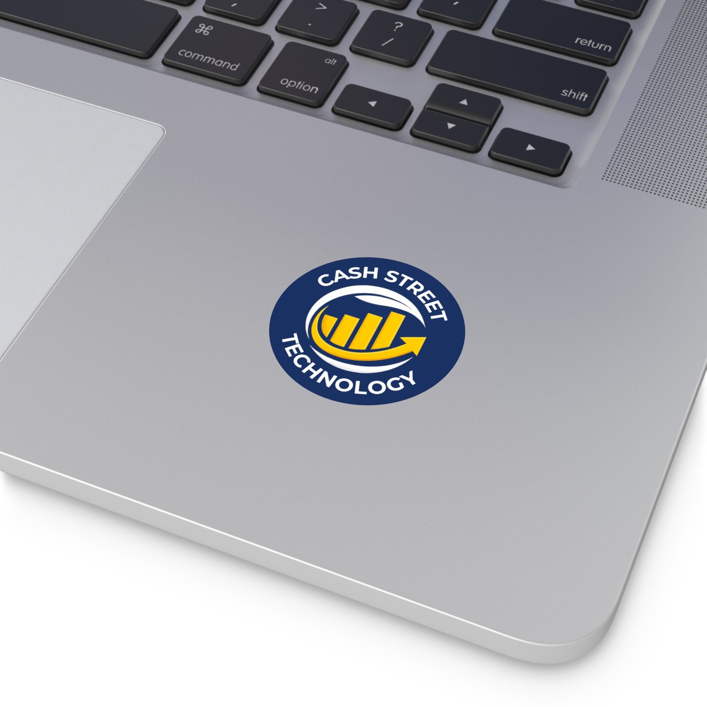 Cash Street Technology Round Vinyl Sticker