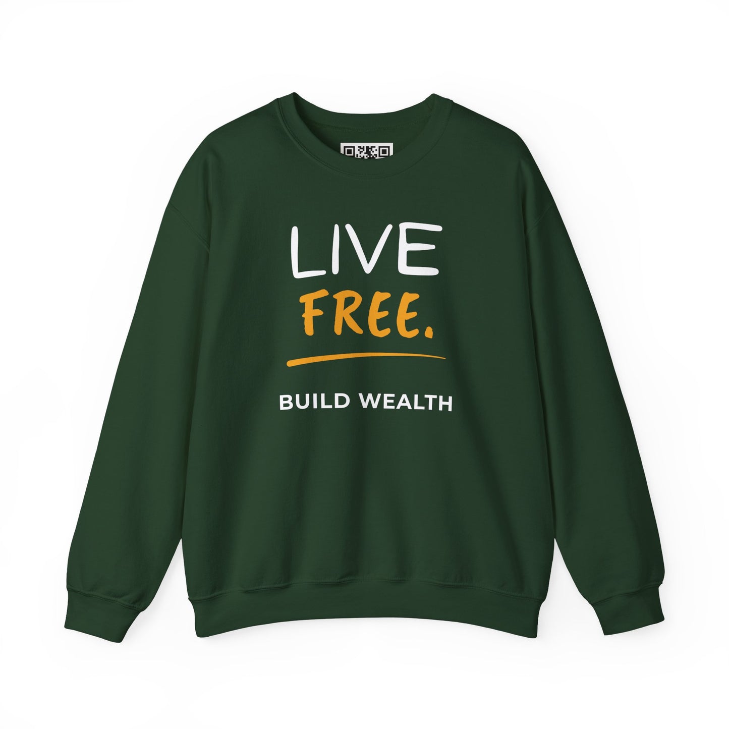 Live Free Build Wealth Unisex Crewneck Sweatshirt