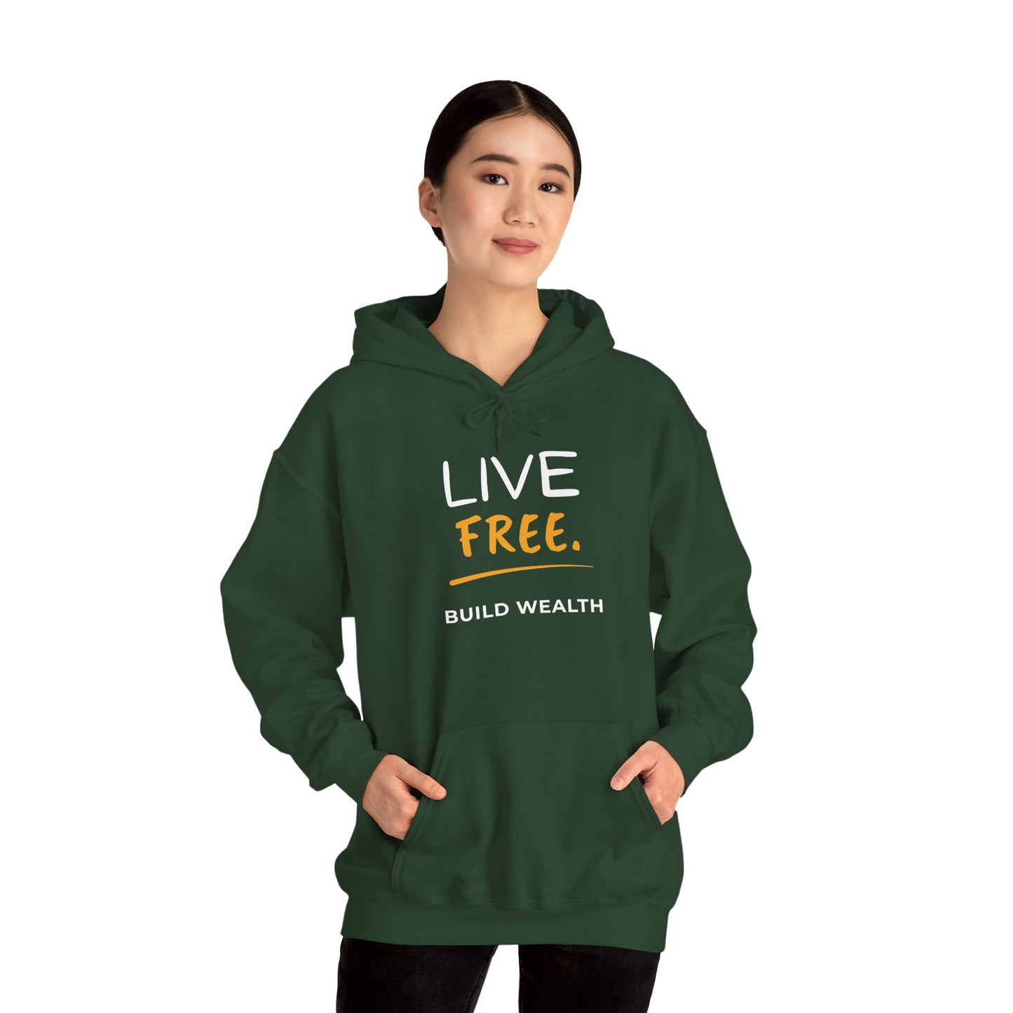 Live Free Build Wealth Unisex Hoodie
