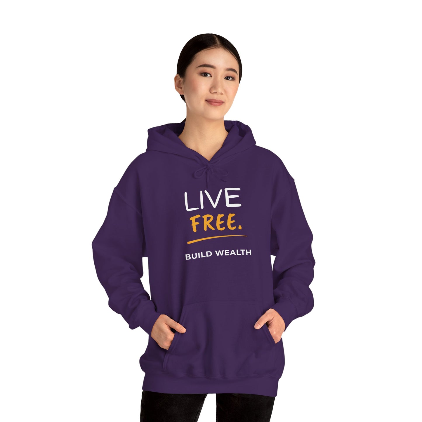 Live Free Build Wealth Unisex Hoodie
