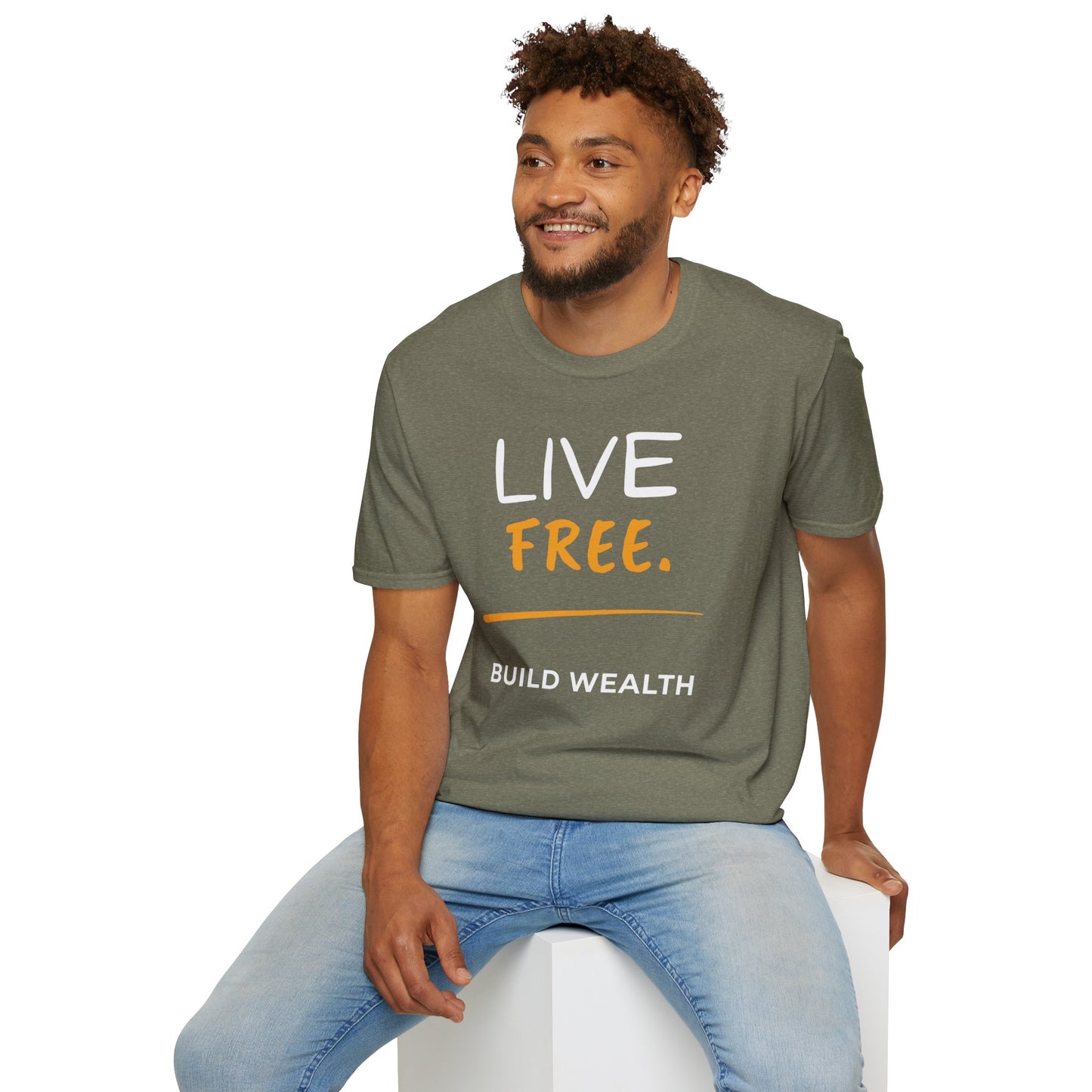 Live Free Build Wealth Unisex T-Shirt
