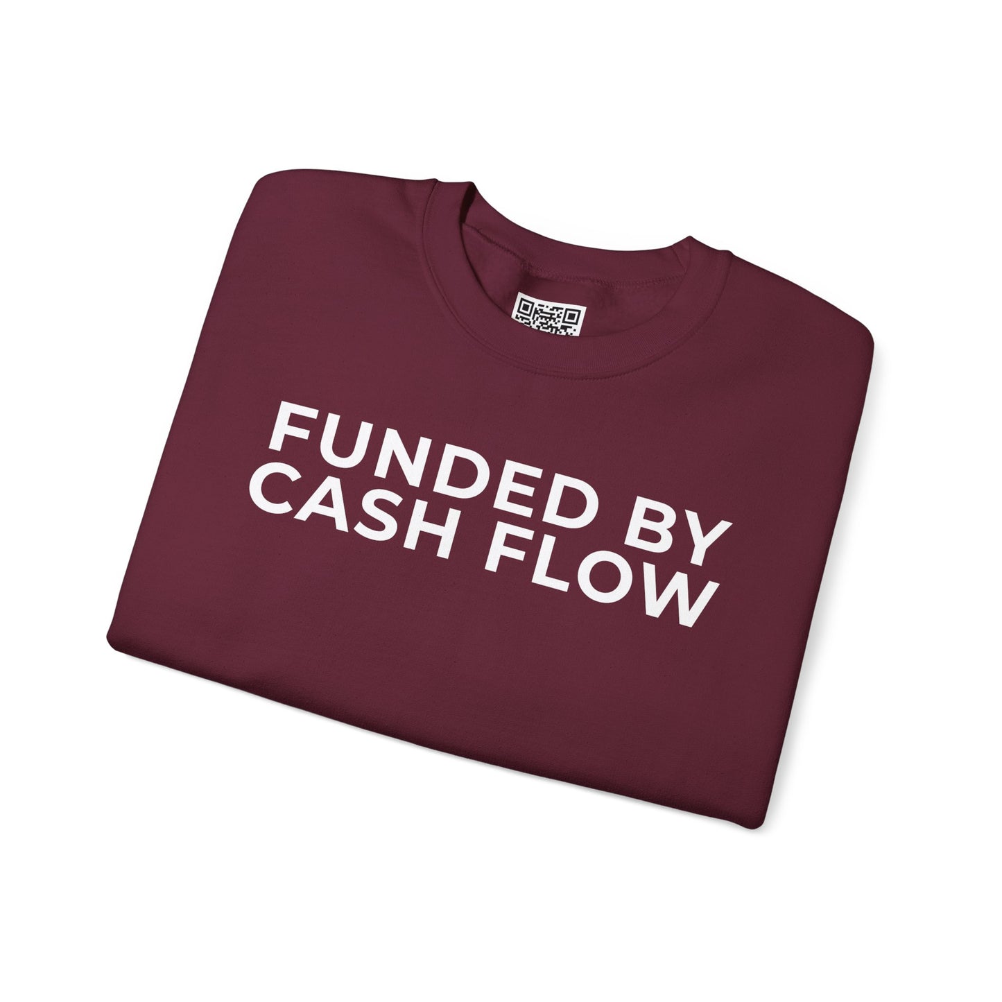 Funded by Cash Flow Unisex Crewneck Sweatshirt