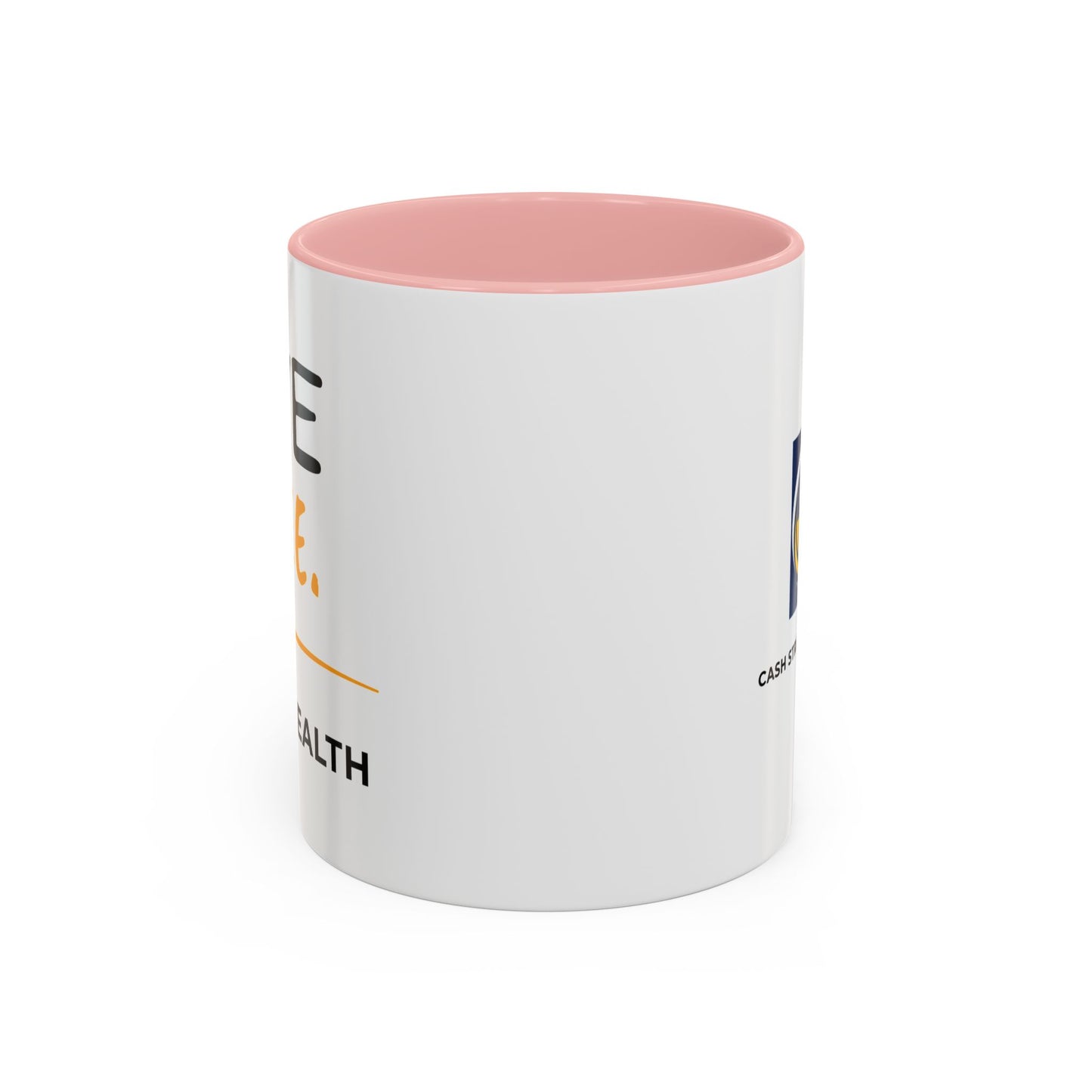Live Free Build Wealth Accent Coffee Mug