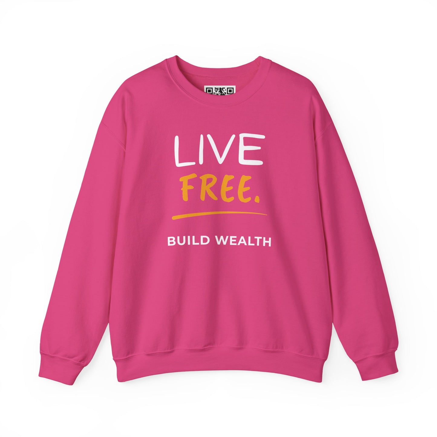 Live Free Build Wealth Unisex Crewneck Sweatshirt