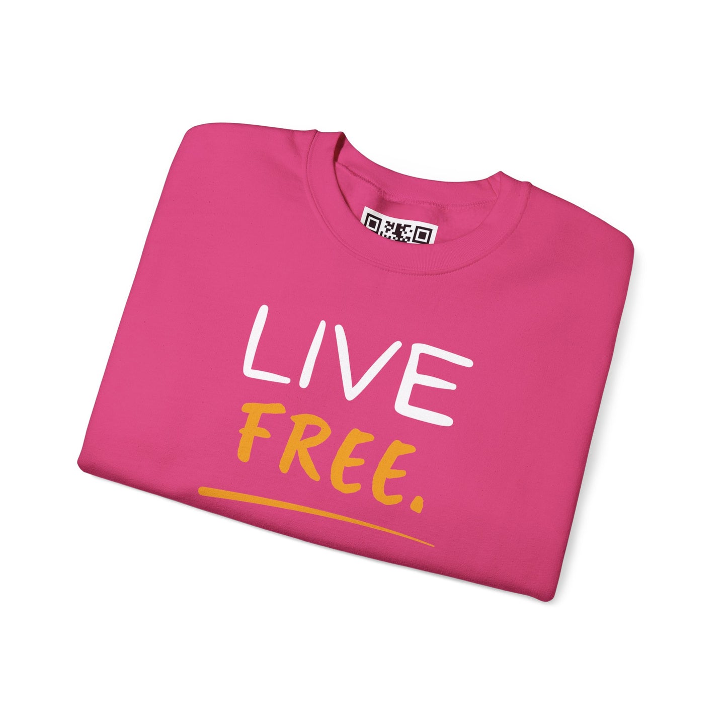 Live Free Build Wealth Unisex Crewneck Sweatshirt