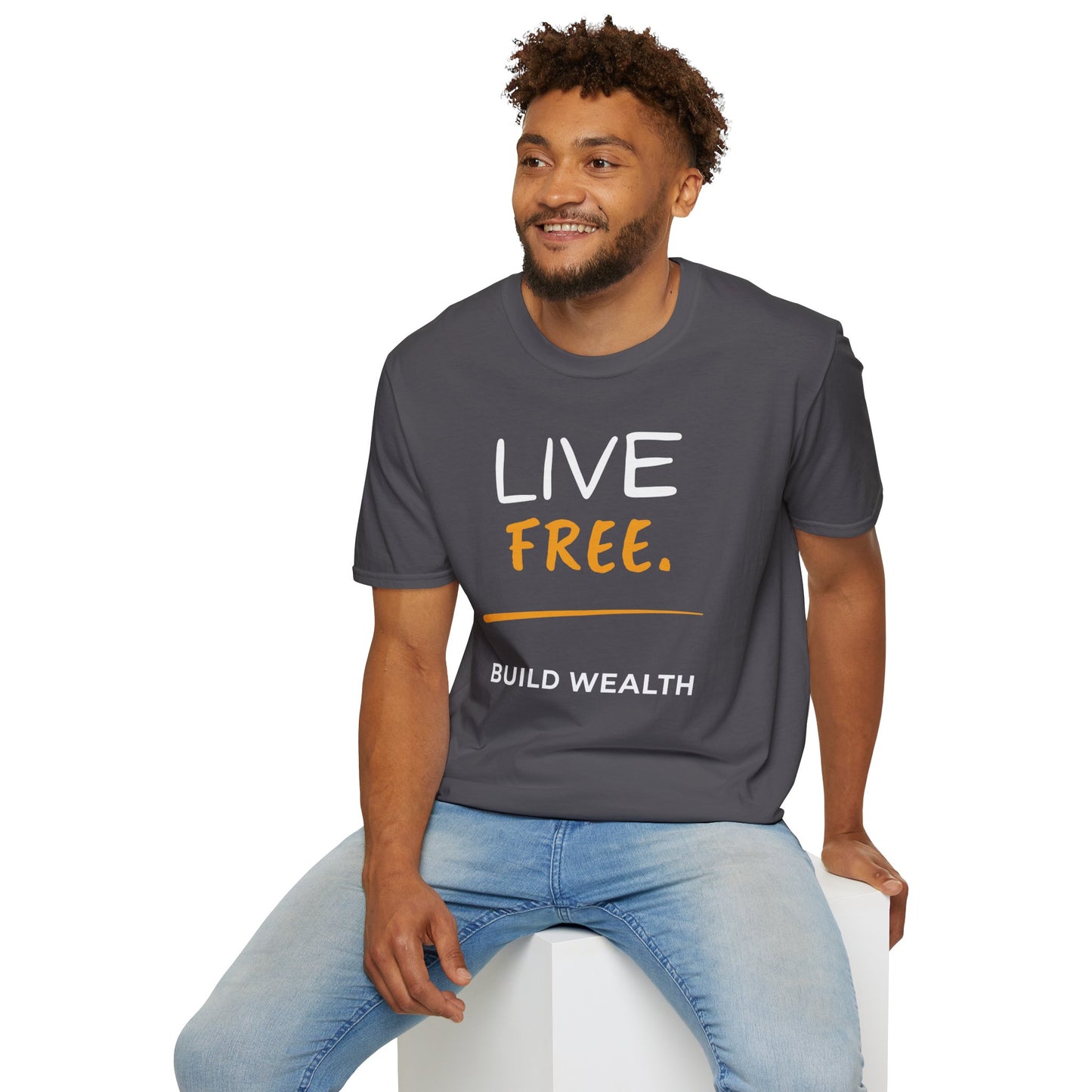 Live Free Build Wealth Unisex T-Shirt