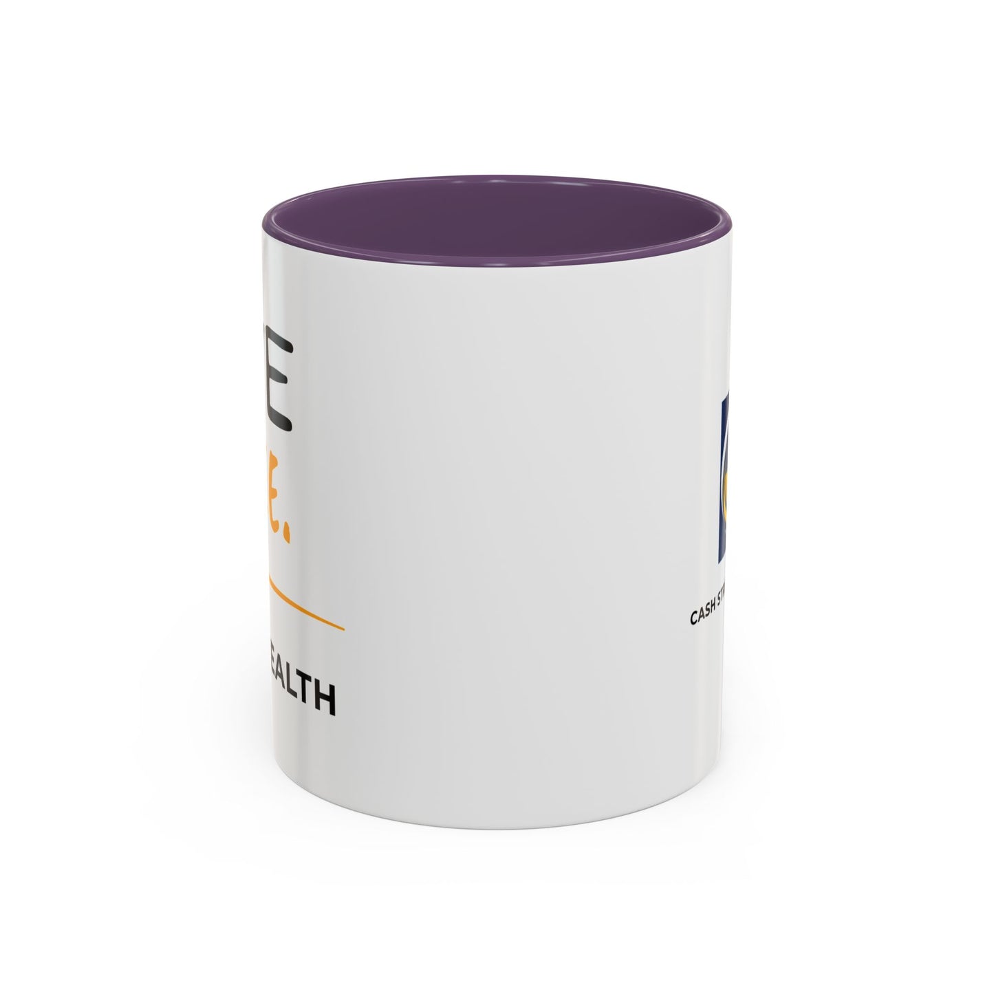 Live Free Build Wealth Accent Coffee Mug