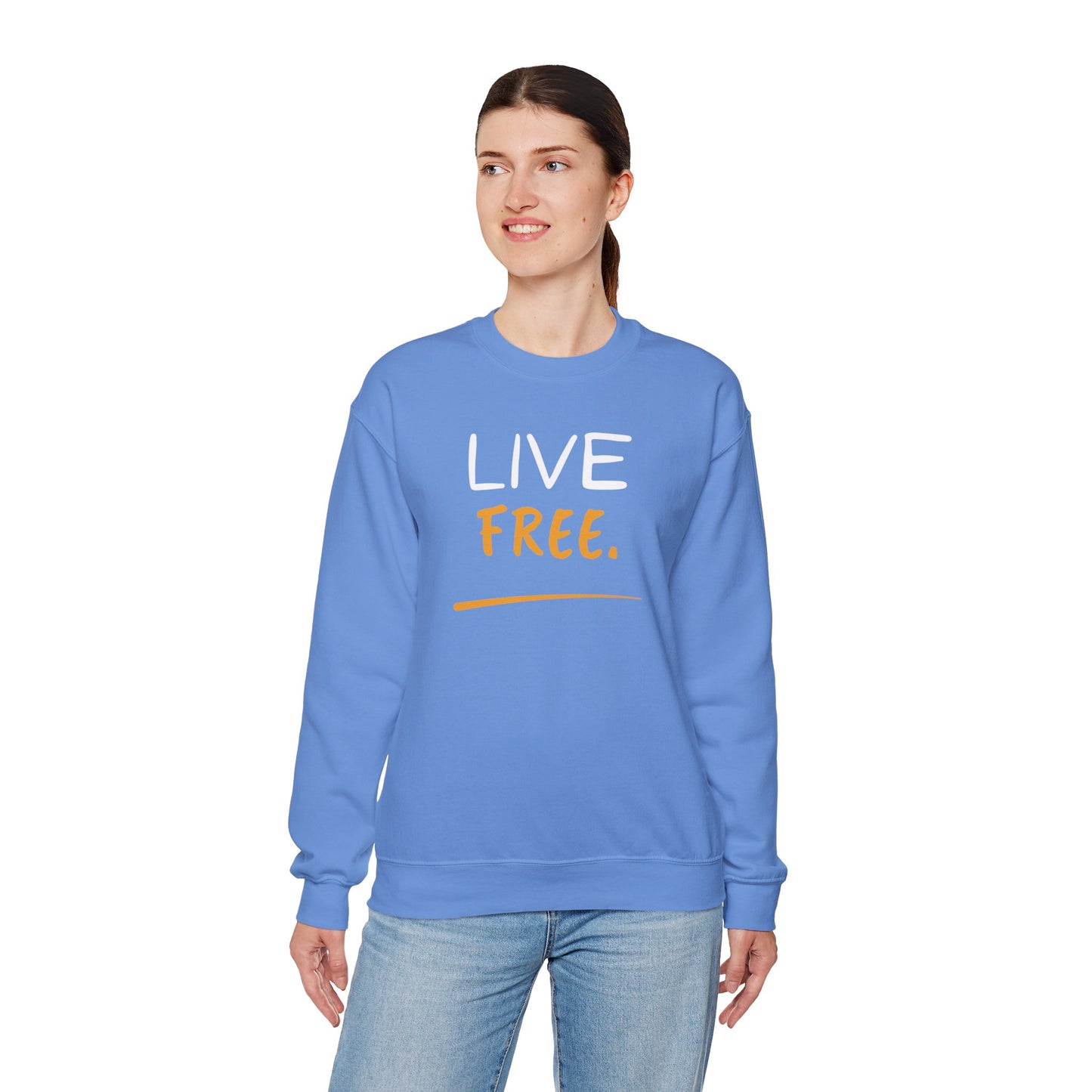 Live Free Unisex Crewneck Sweatshirt