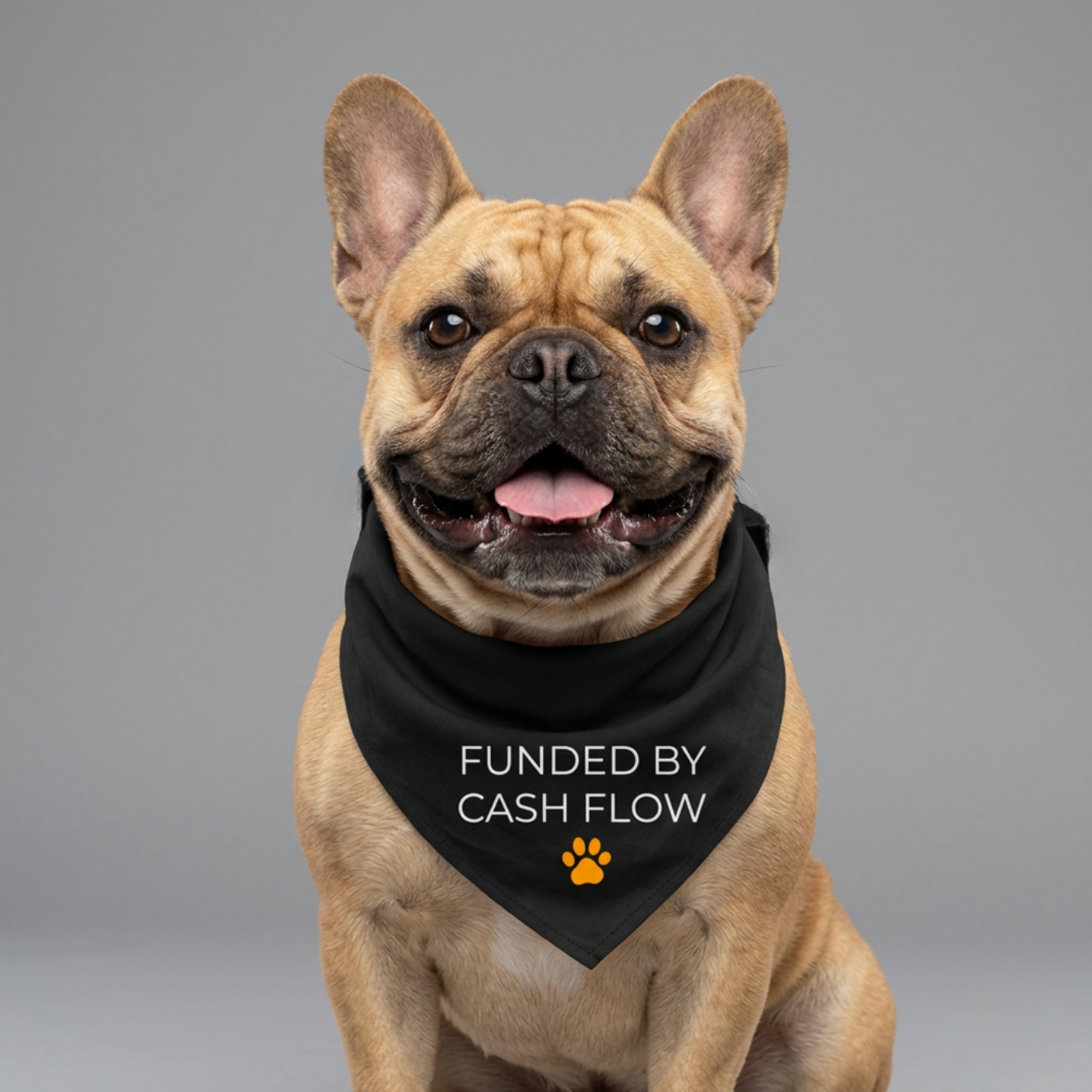 Funded by Cash Flow Clip-on Pet Bandana