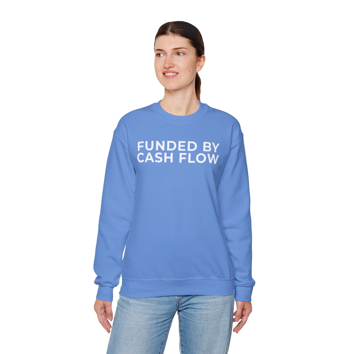 Funded by Cash Flow Unisex Crewneck Sweatshirt