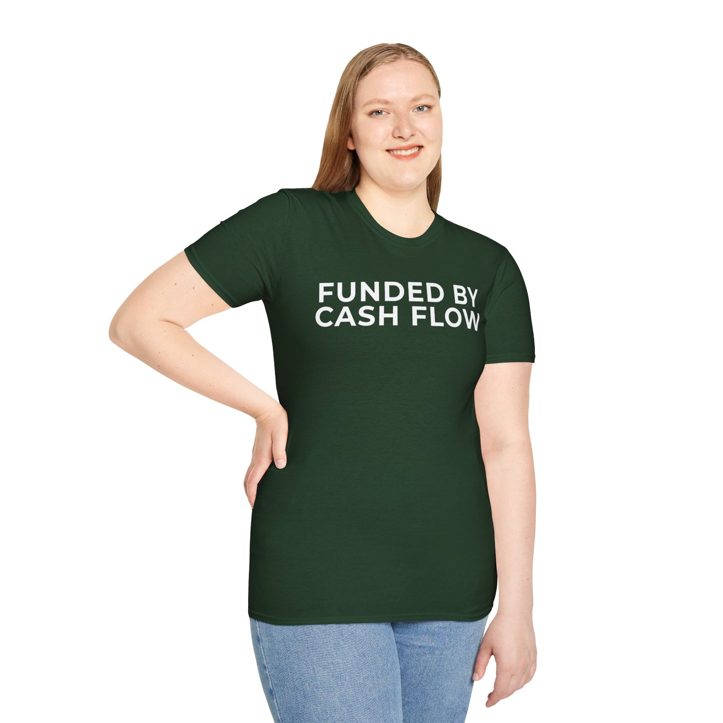 Funded by Cash Flow Unisex T-Shirt