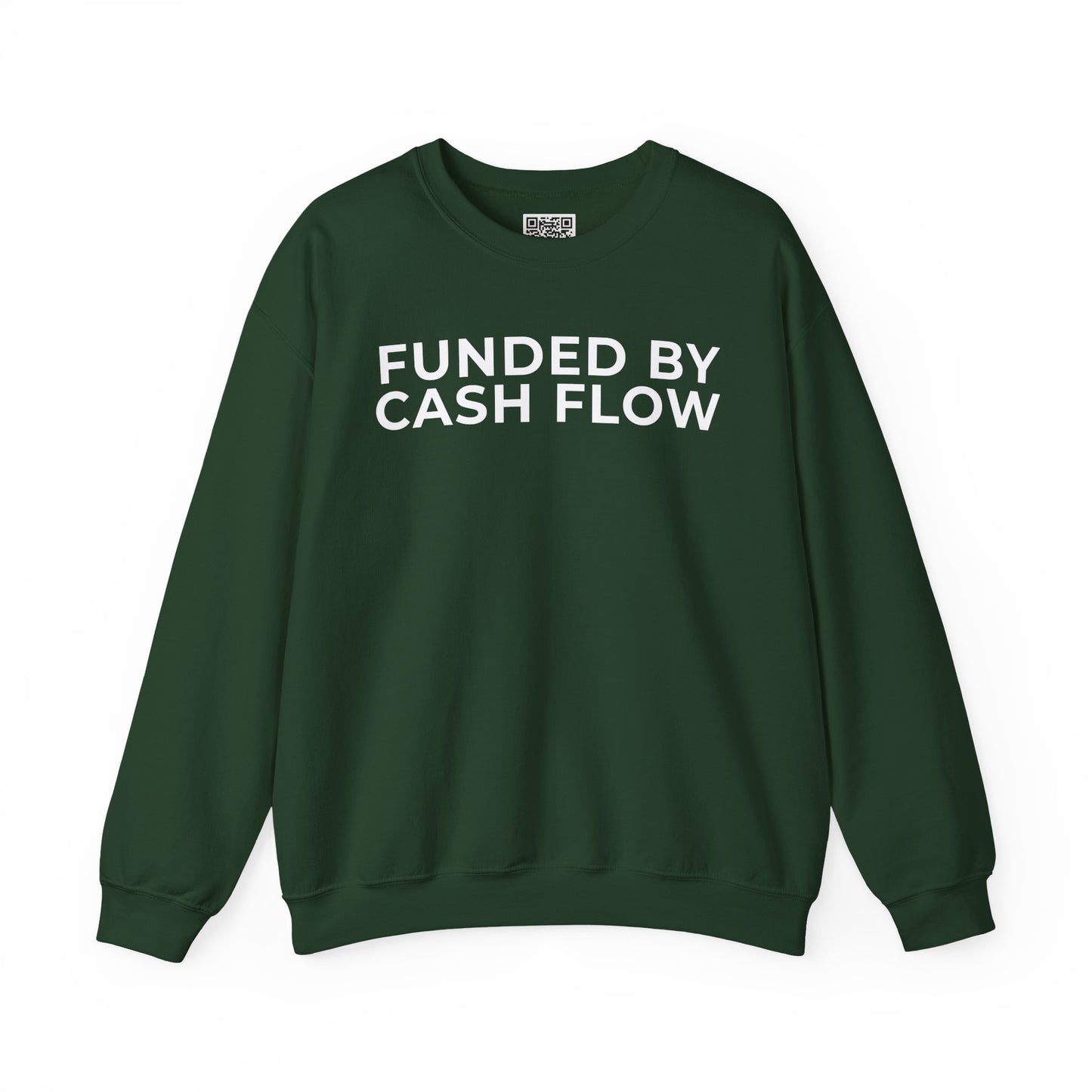 Funded by Cash Flow Unisex Crewneck Sweatshirt