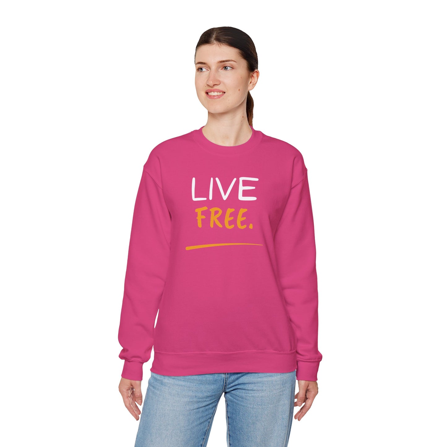 Live Free Unisex Crewneck Sweatshirt