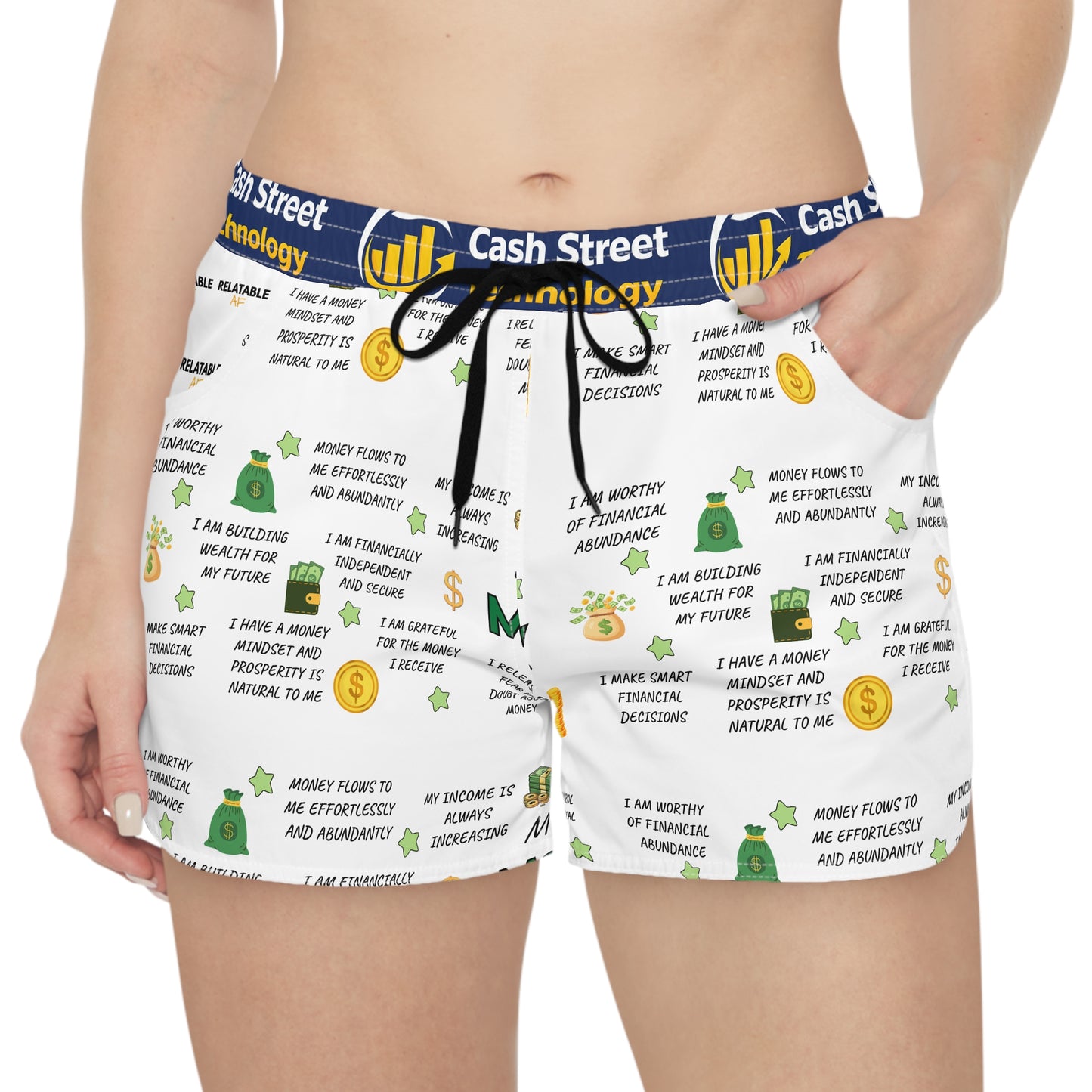 Live Free Motivational Money Shorts - Women's Shorts