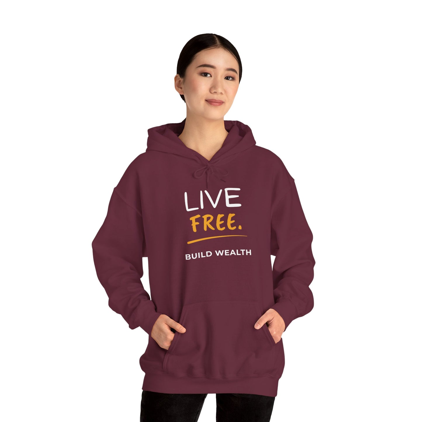 Live Free Build Wealth Unisex Hoodie