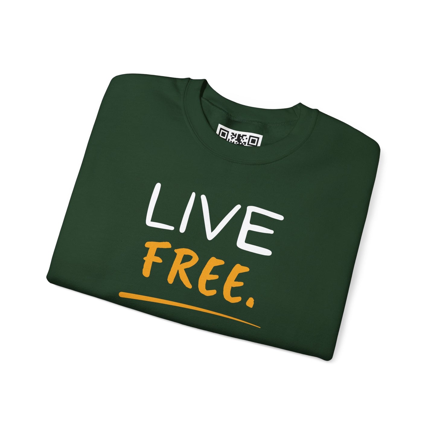 Live Free Build Wealth Unisex Crewneck Sweatshirt