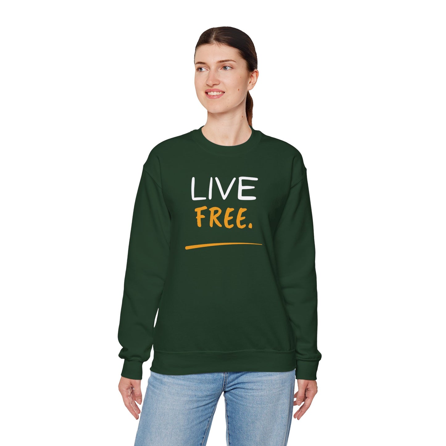 Live Free Unisex Crewneck Sweatshirt