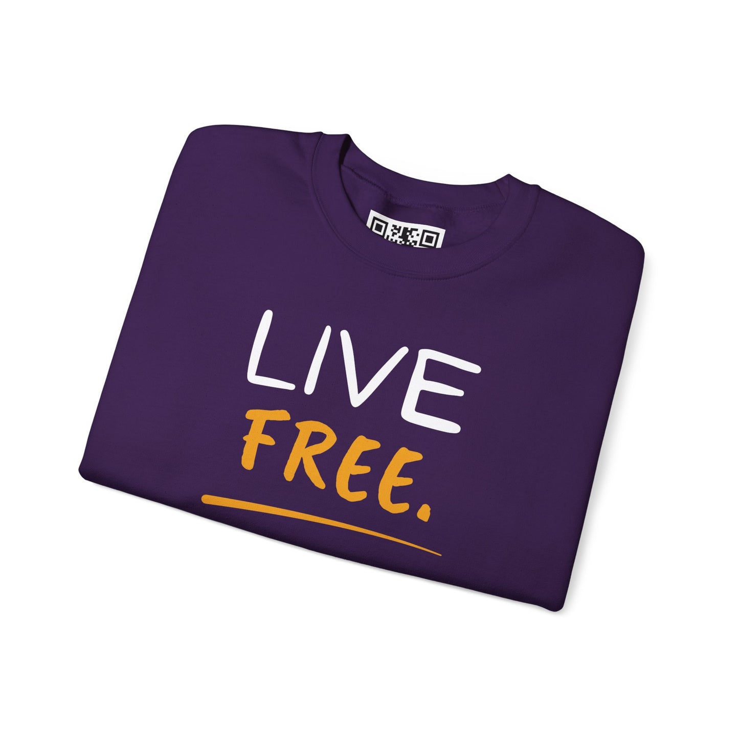 Live Free Build Wealth Unisex Crewneck Sweatshirt