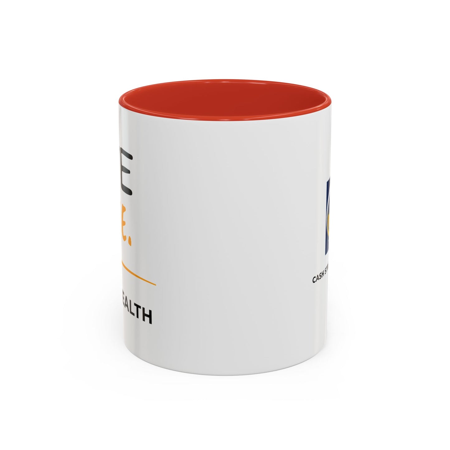 Live Free Build Wealth Accent Coffee Mug
