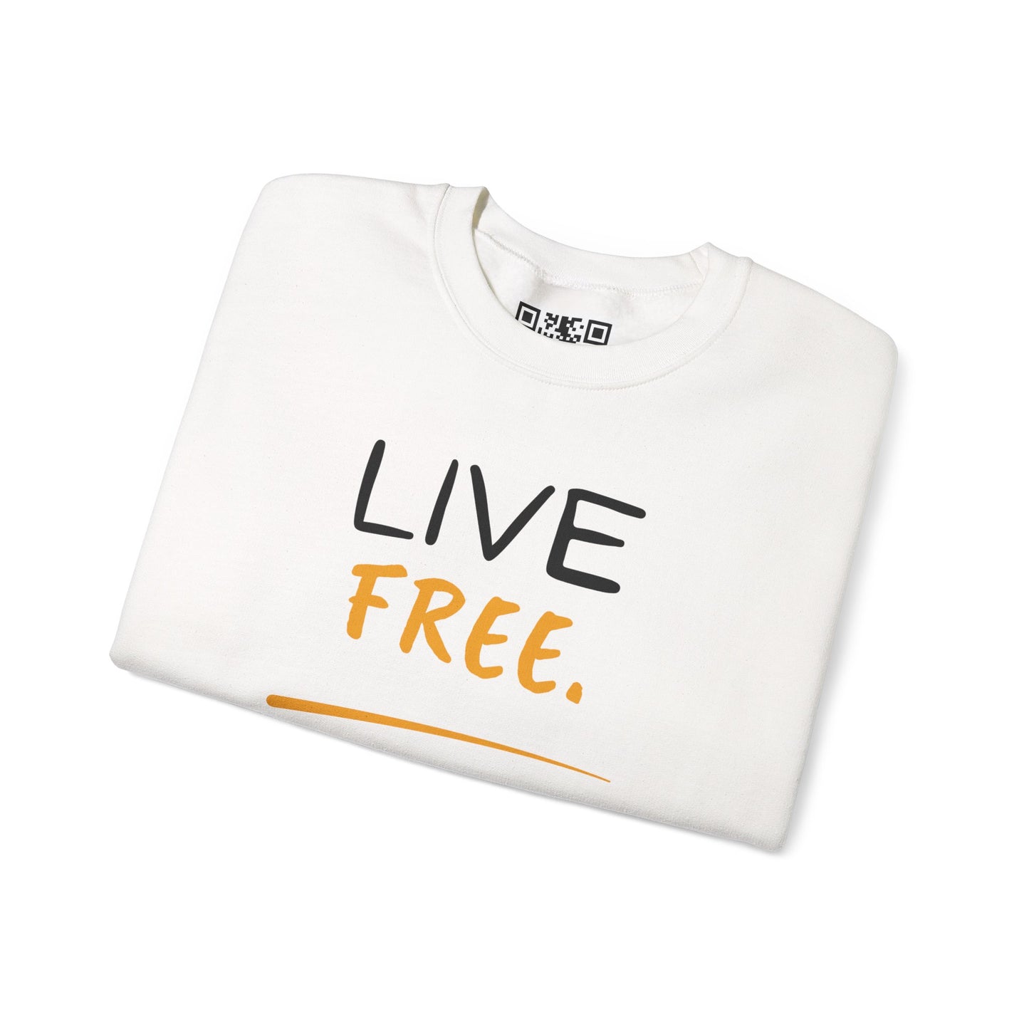 Live Free Build Wealth Unisex Crewneck Sweatshirt