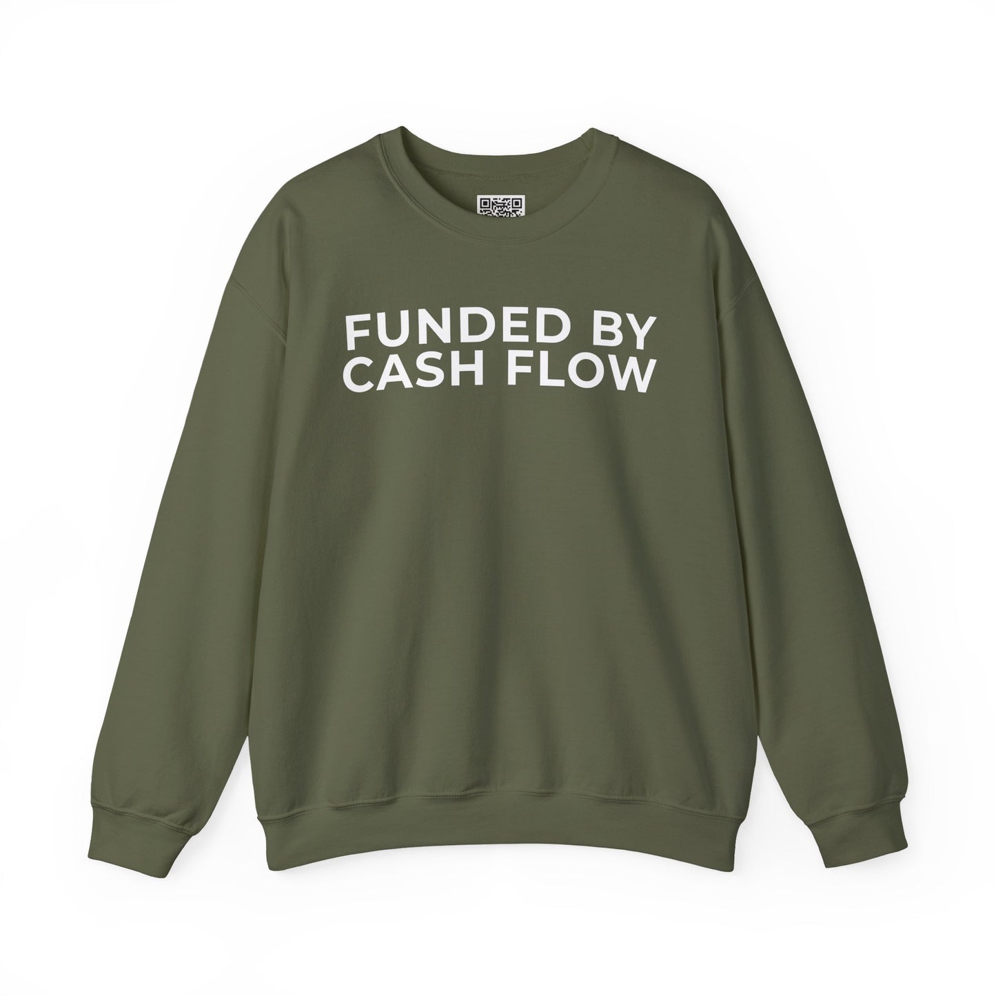 Funded by Cash Flow Unisex Crewneck Sweatshirt