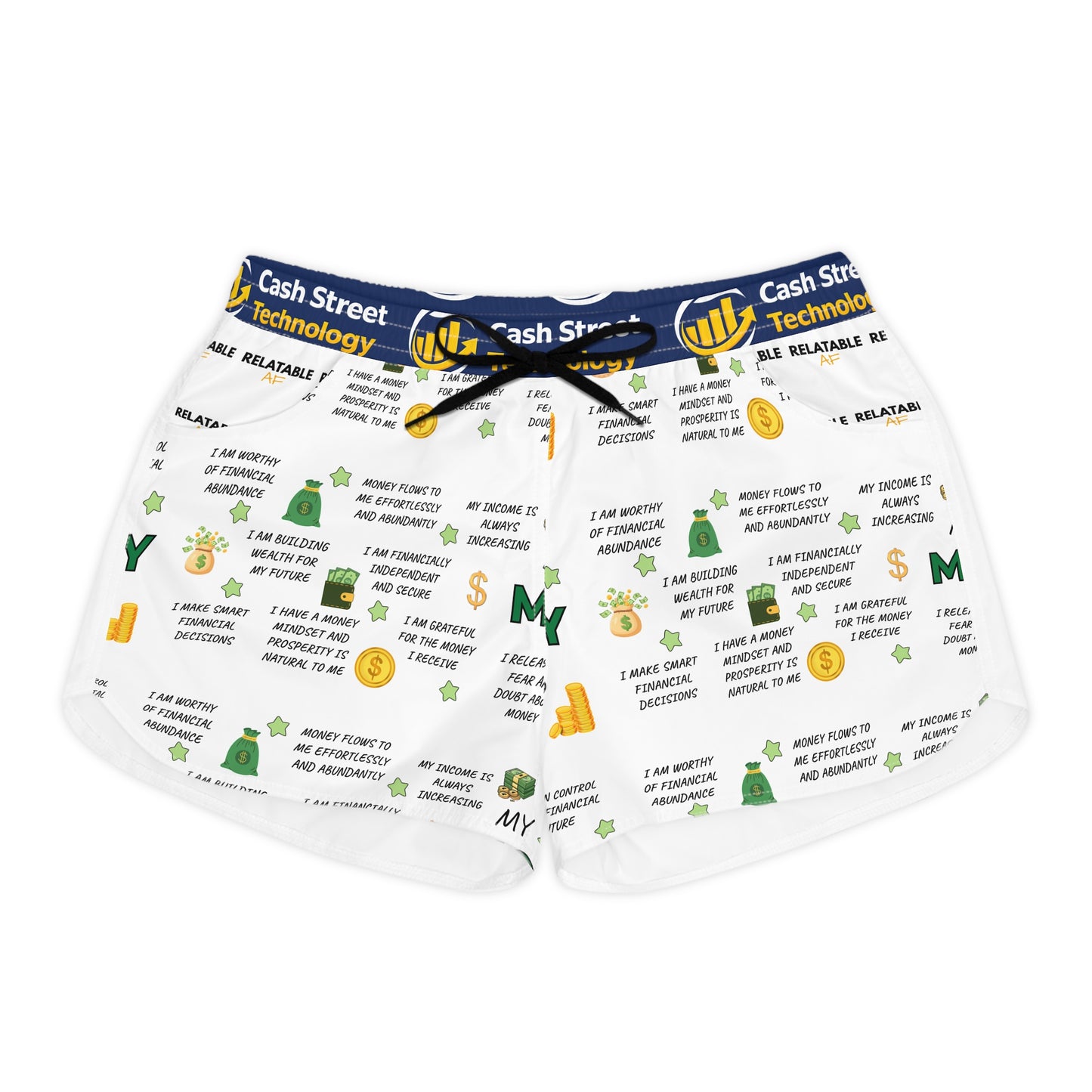 Live Free Motivational Money Shorts - Women's Shorts