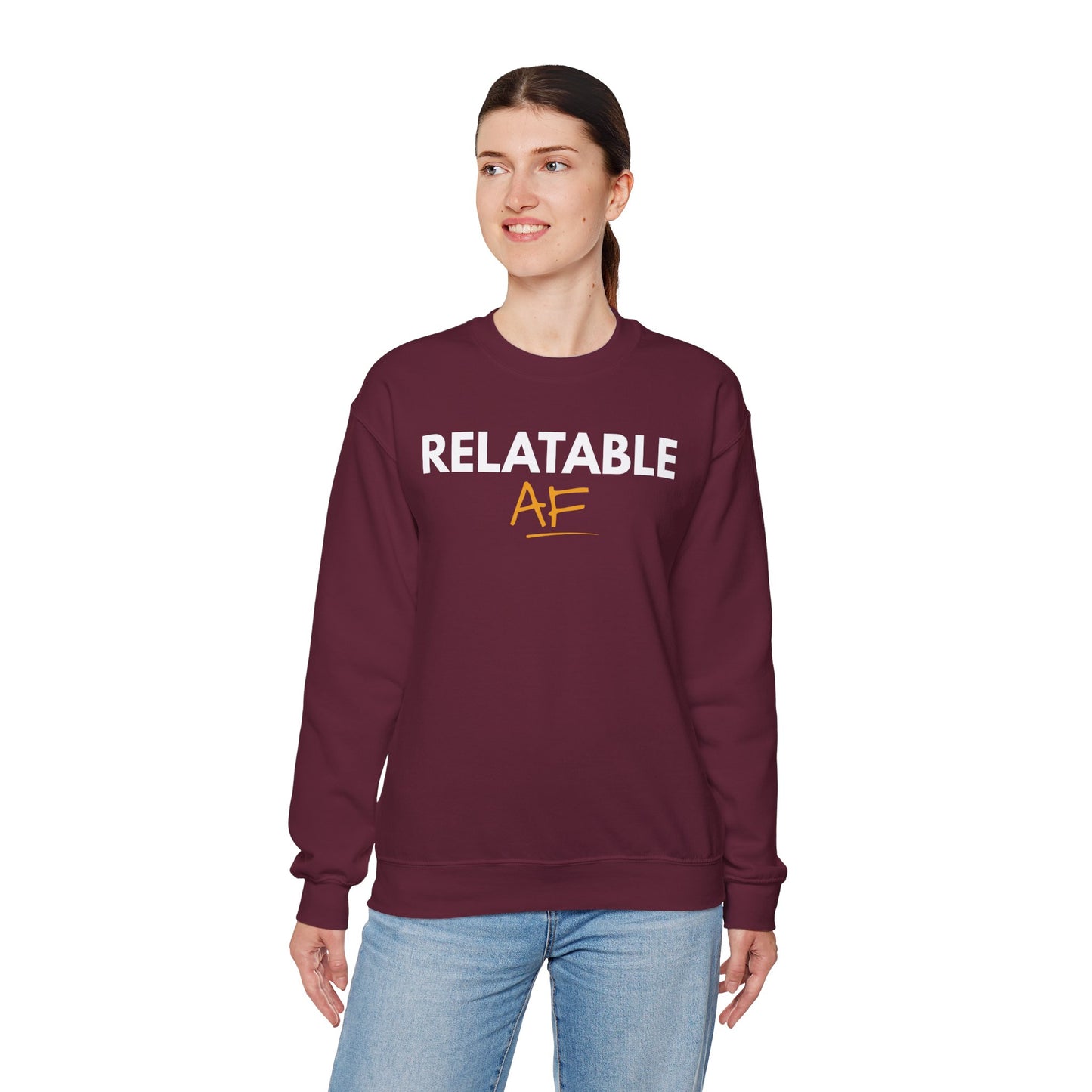 Relatable AF Crewneck Unisex Sweatshirt
