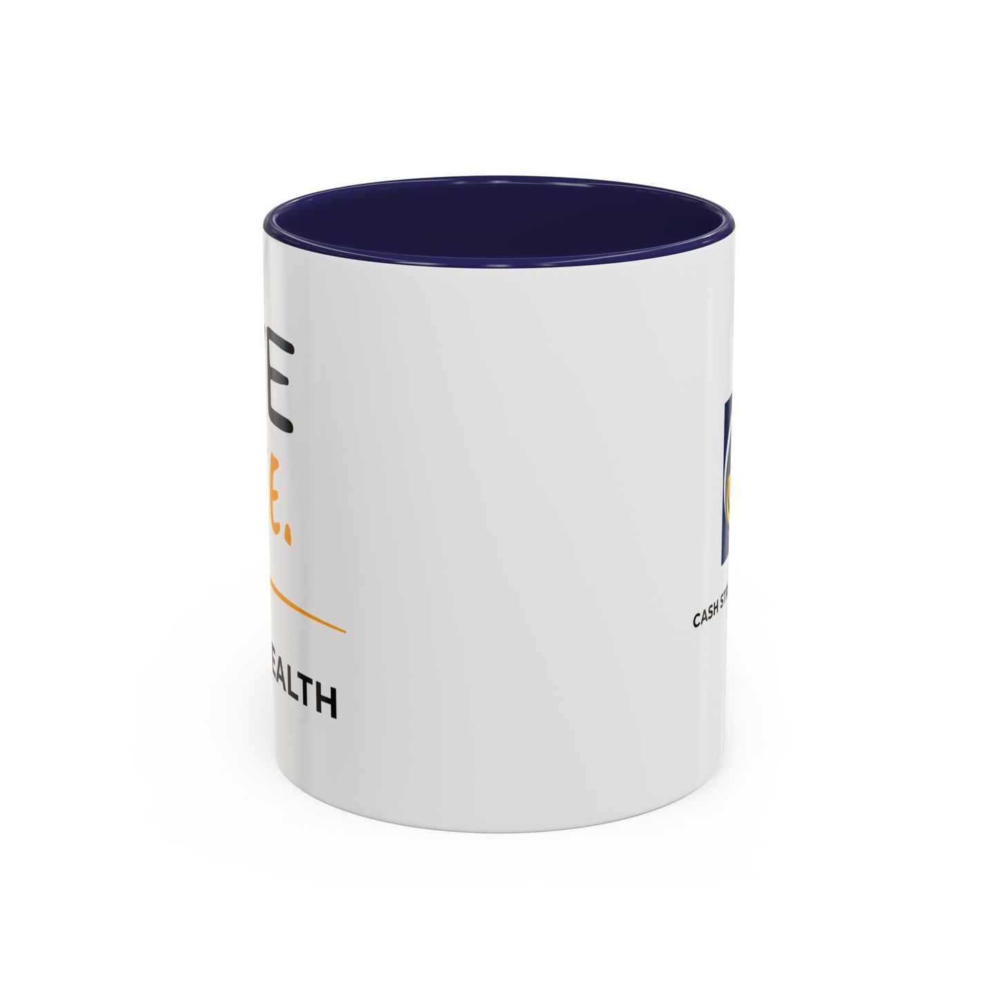 Live Free Build Wealth Accent Coffee Mug