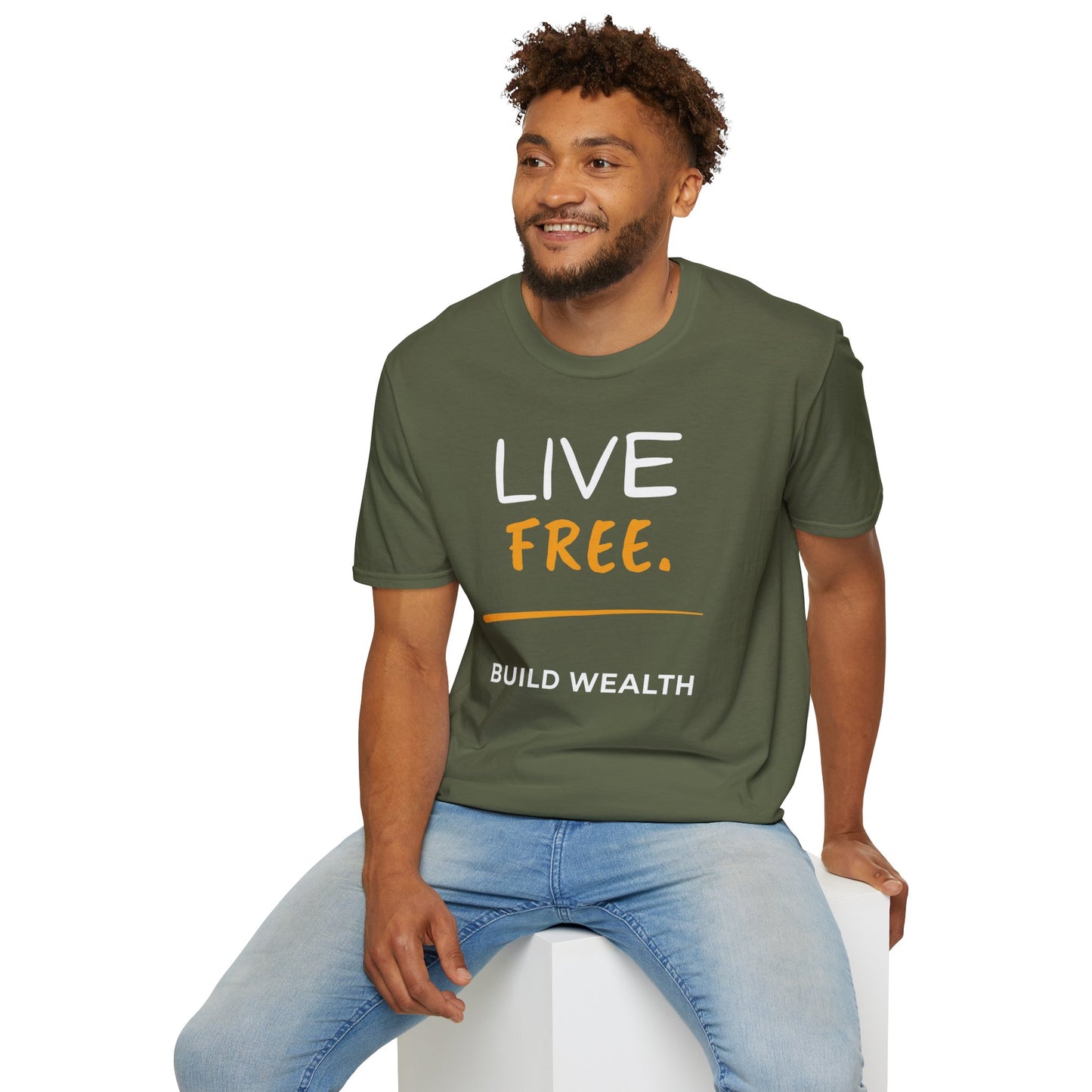 Live Free Build Wealth Unisex T-Shirt