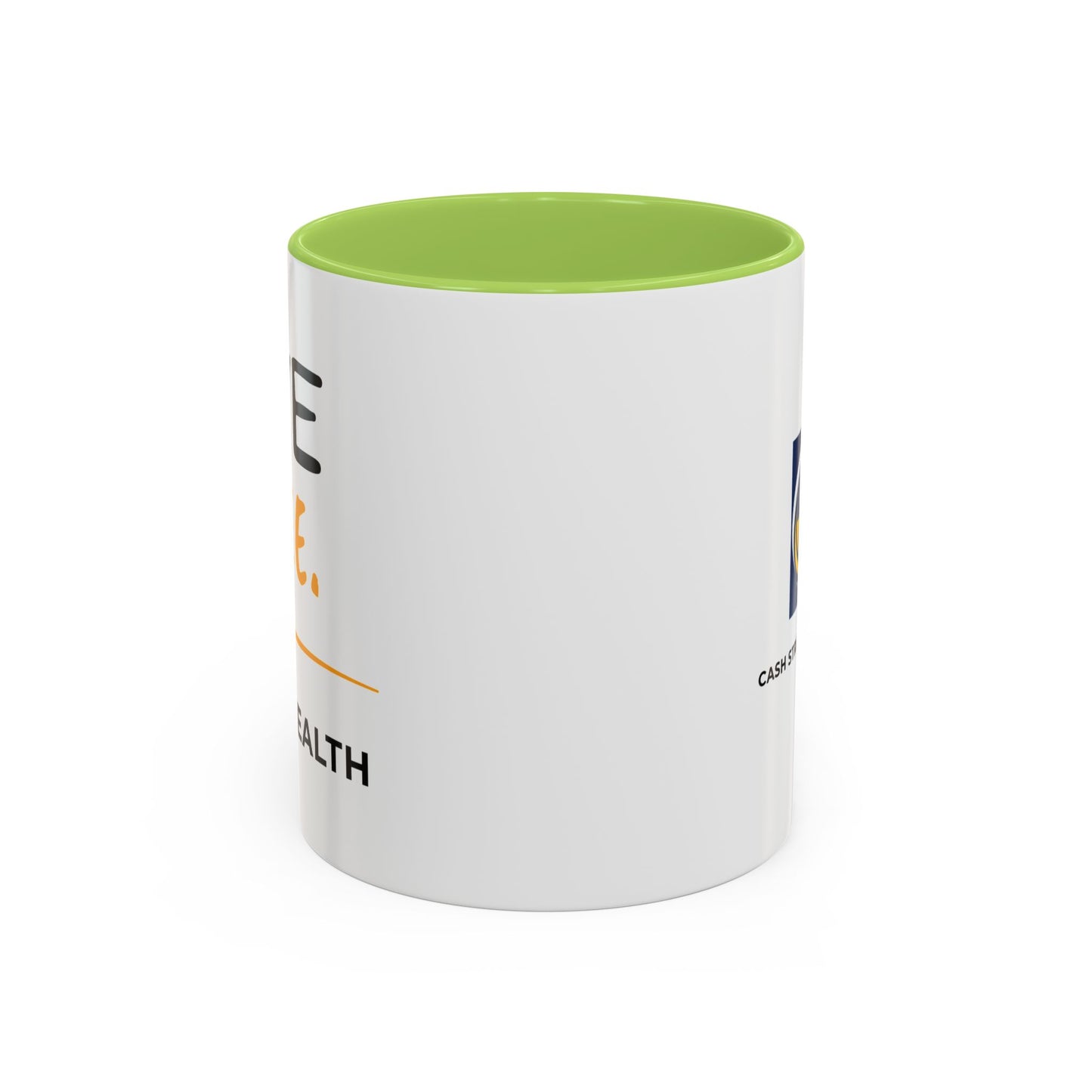 Live Free Build Wealth Accent Coffee Mug