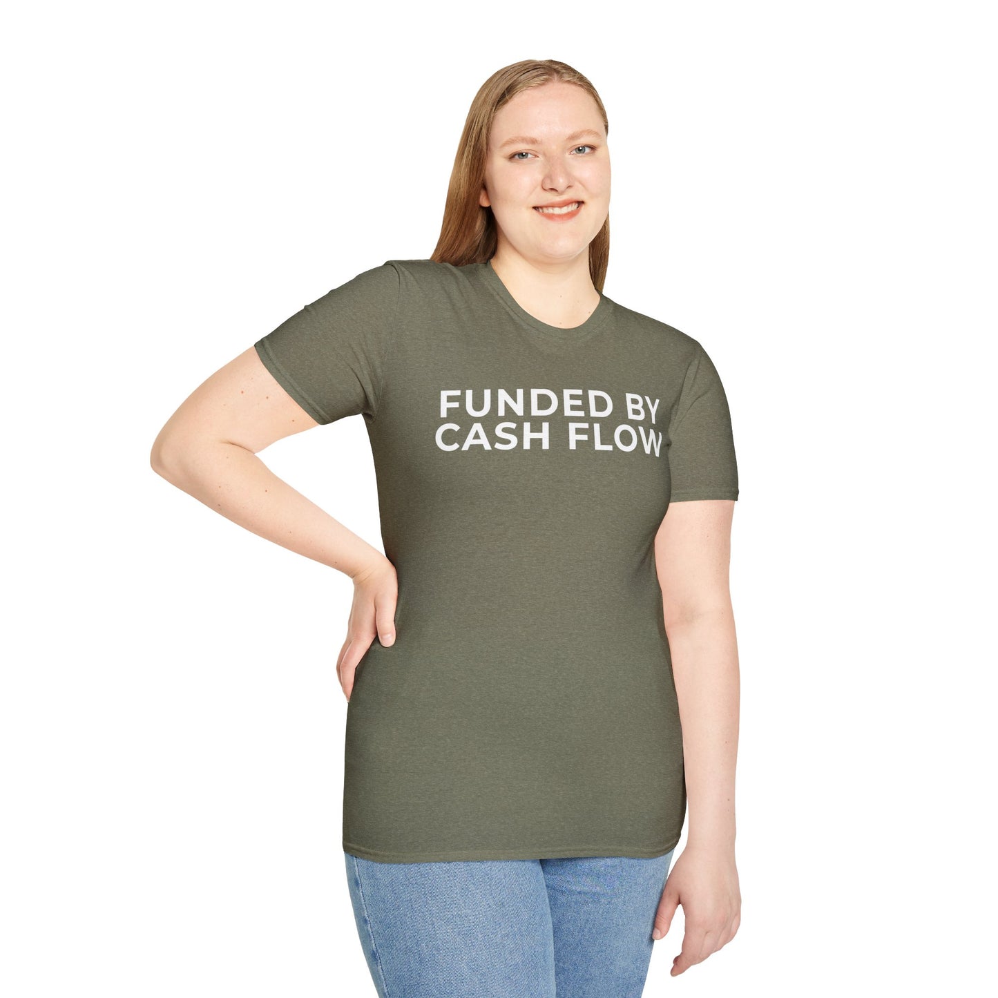 Funded by Cash Flow Unisex T-Shirt
